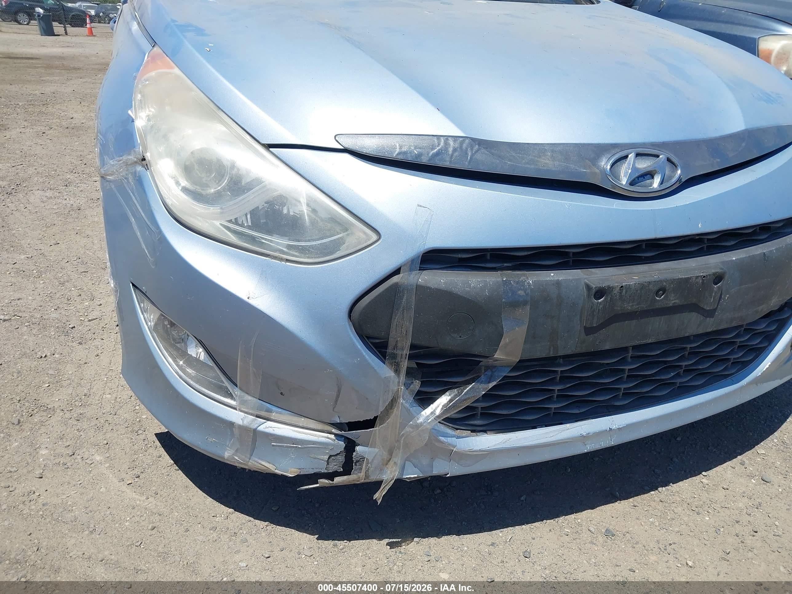 2013 Hyundai Sonata Hybrid   Light Blue vin: KMHEC4A47DA076655