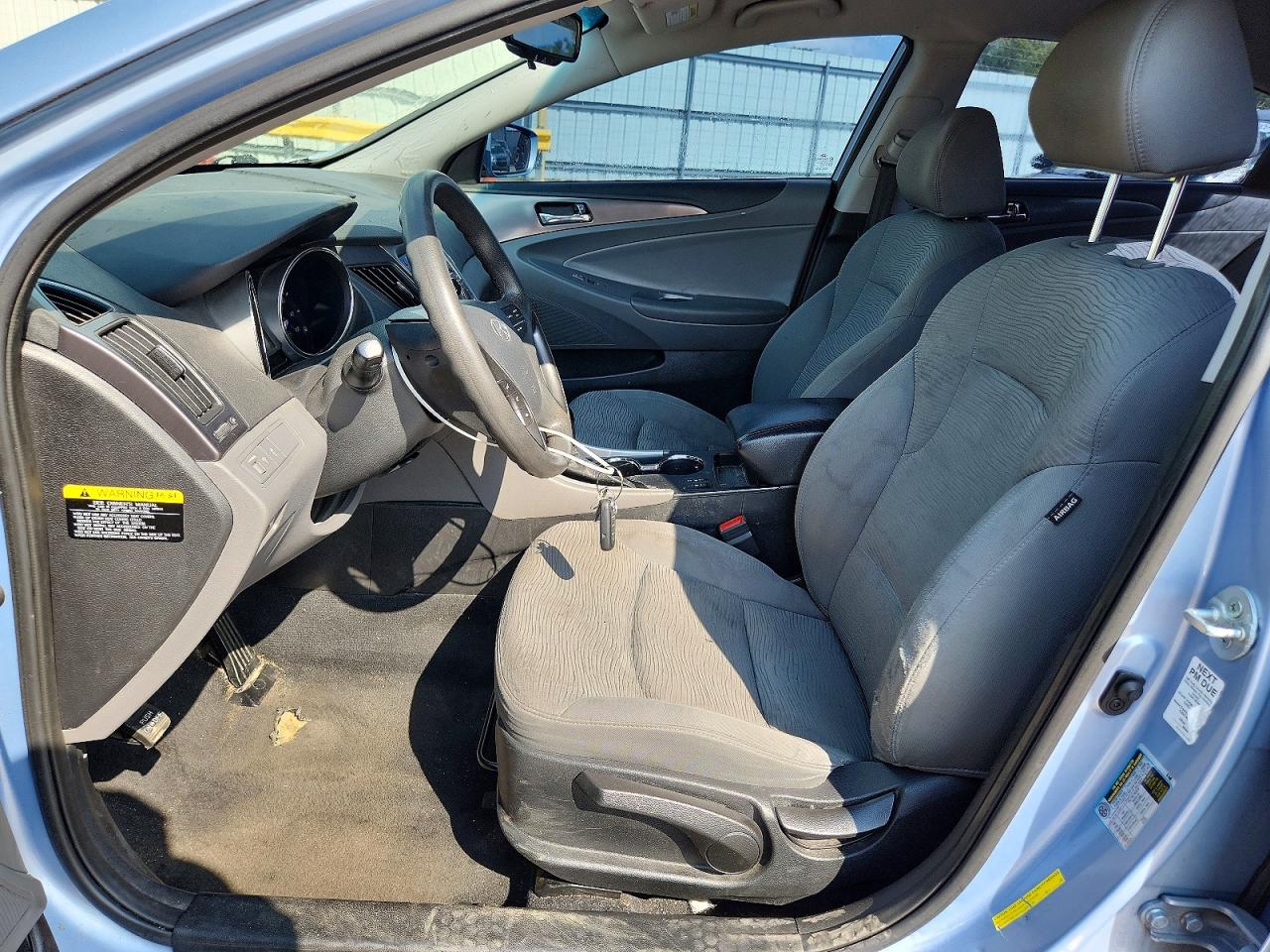 2013 Hyundai Sonata Hybrid Blue vin: KMHEC4A47DA078583