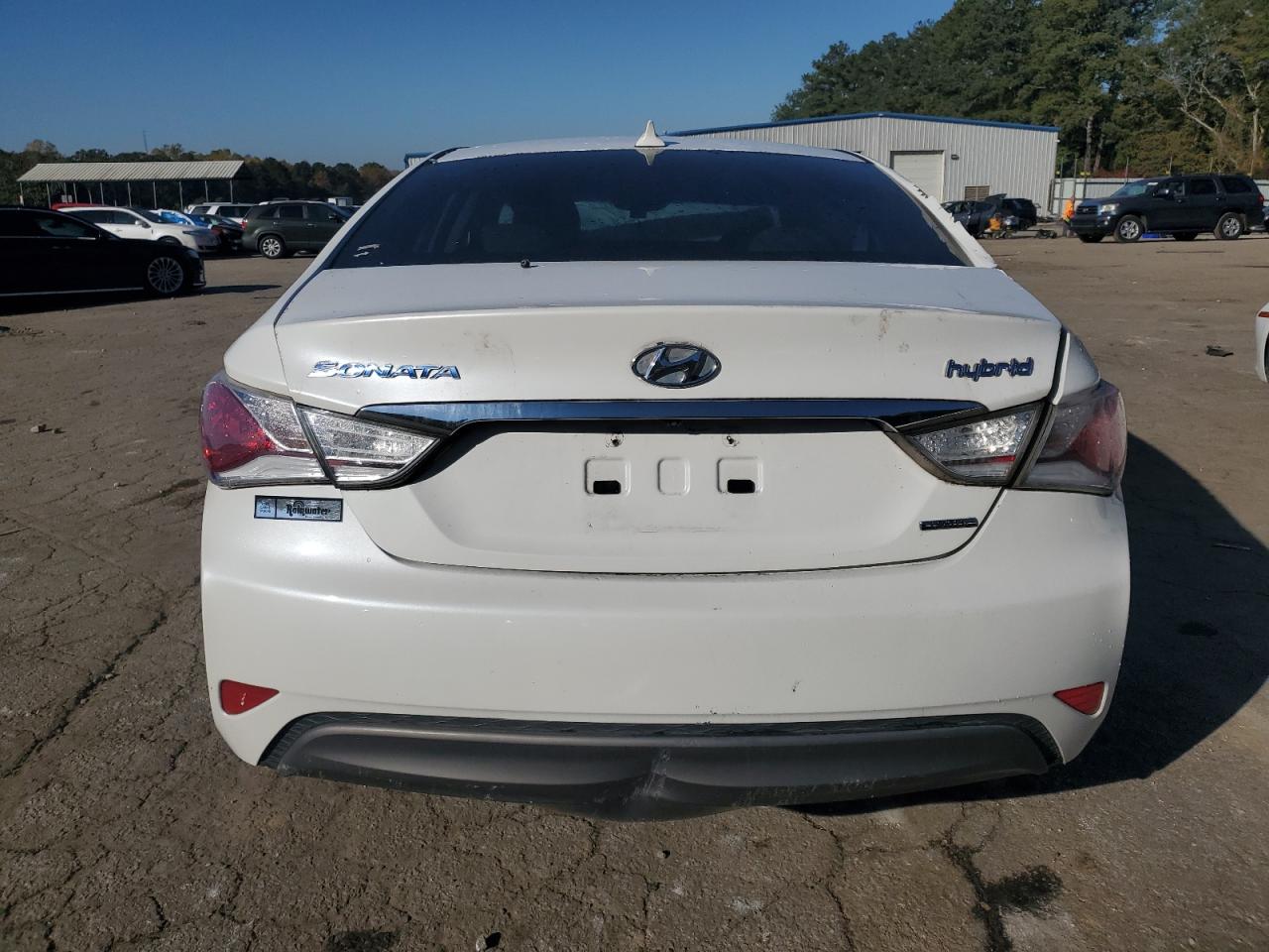 2013 Hyundai Sonata Hybrid White vin: KMHEC4A47DA081001