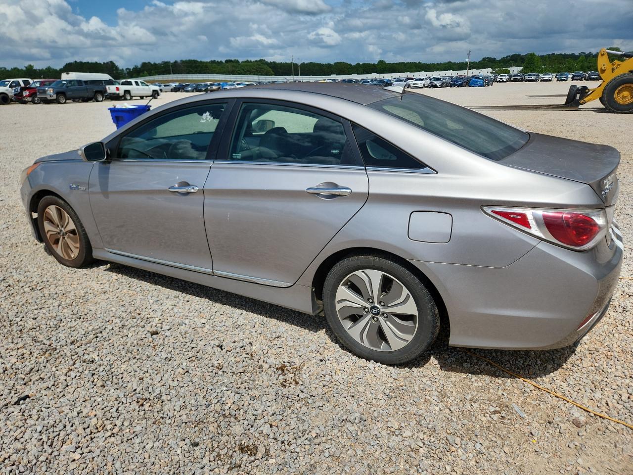 2013 Hyundai Sonata Hybrid Gray vin: KMHEC4A47DA083251
