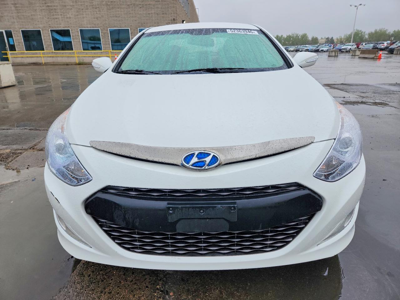 2013 Hyundai Sonata Hybrid White vin: KMHEC4A47DA083931