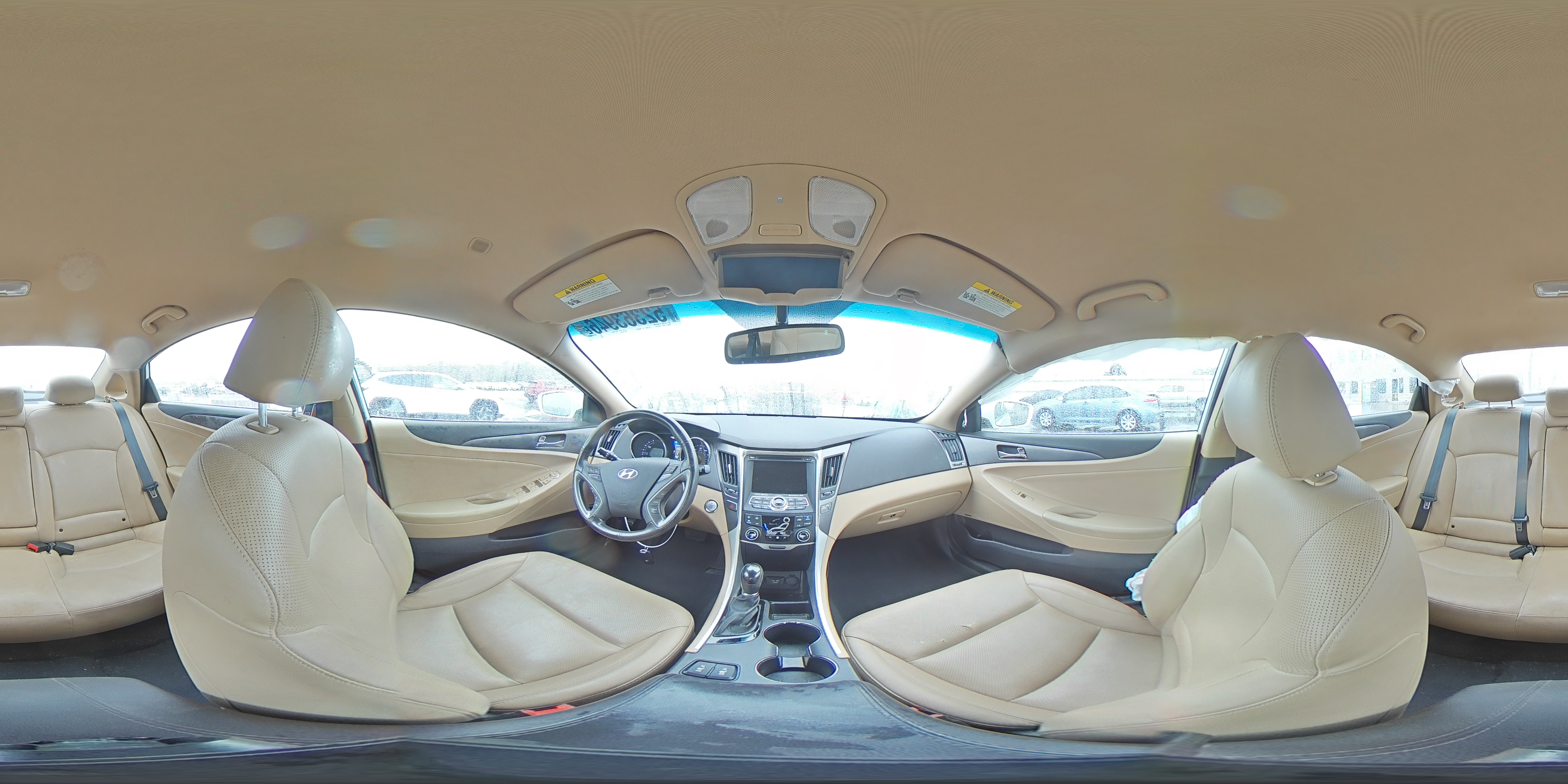 2013 Hyundai Sonata Hybrid White vin: KMHEC4A47DA083931