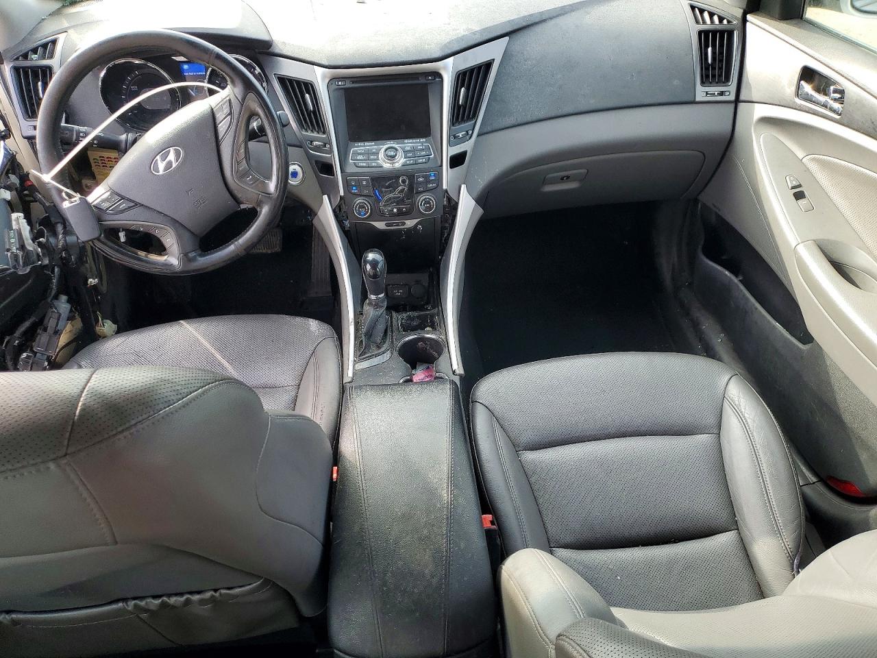 2013 Hyundai Sonata Hybrid Limited Белый vin: KMHEC4A47DA086036