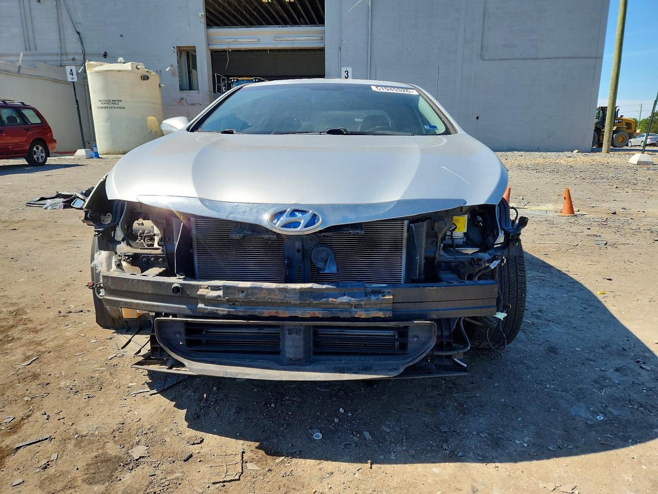 2013 Hyundai Sonata Hybrid Silver vin: KMHEC4A47DA098283