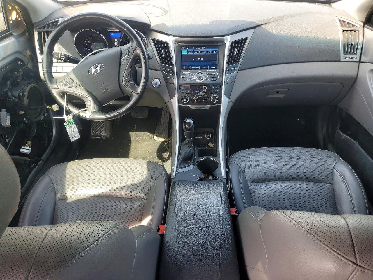 2013 Hyundai Sonata Hybrid Silver vin: KMHEC4A47DA098283