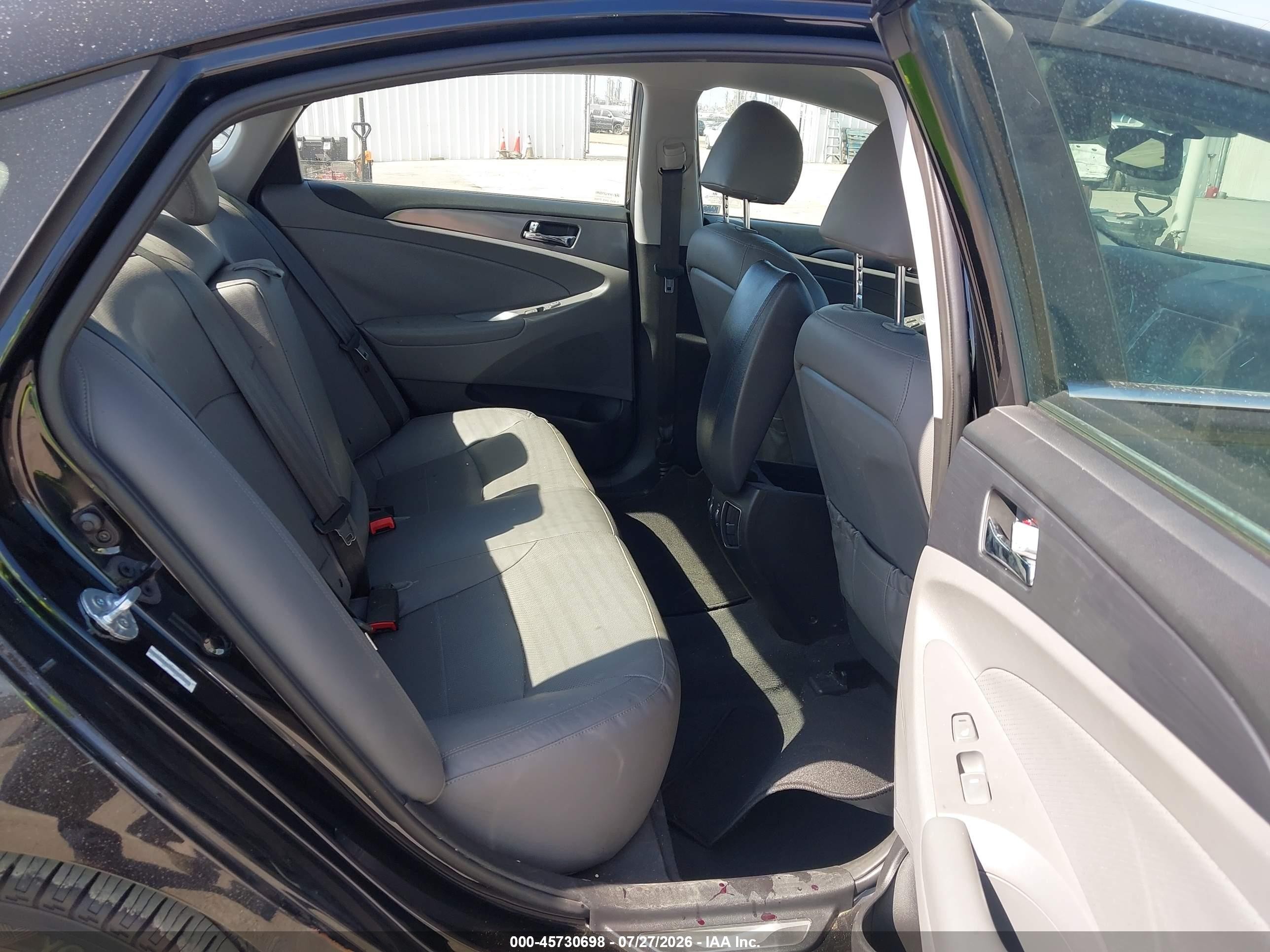 2013 Hyundai Sonata Hybrid Limited Black vin: KMHEC4A47DA101165
