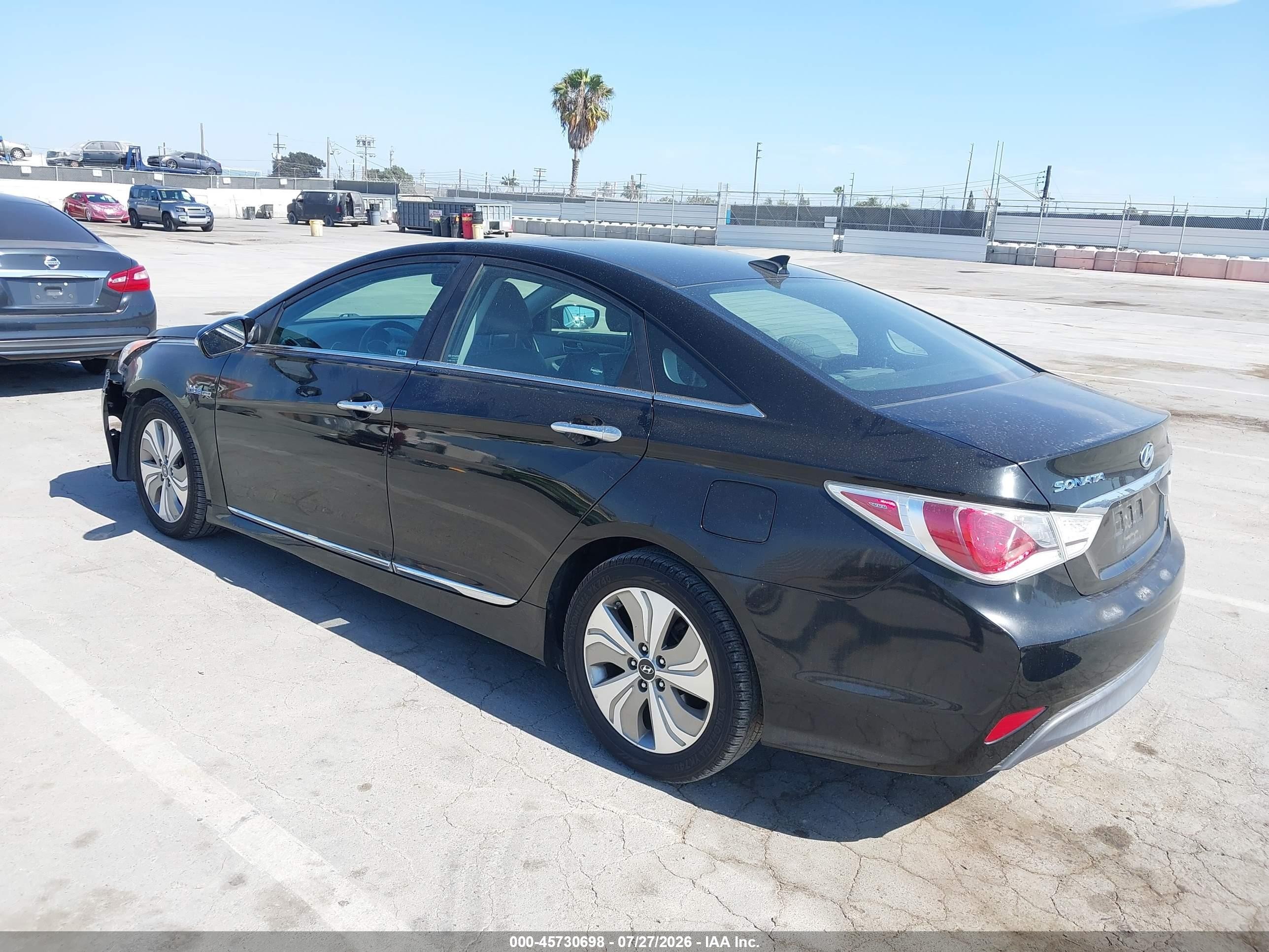 2013 Hyundai Sonata Hybrid Limited Black vin: KMHEC4A47DA101165