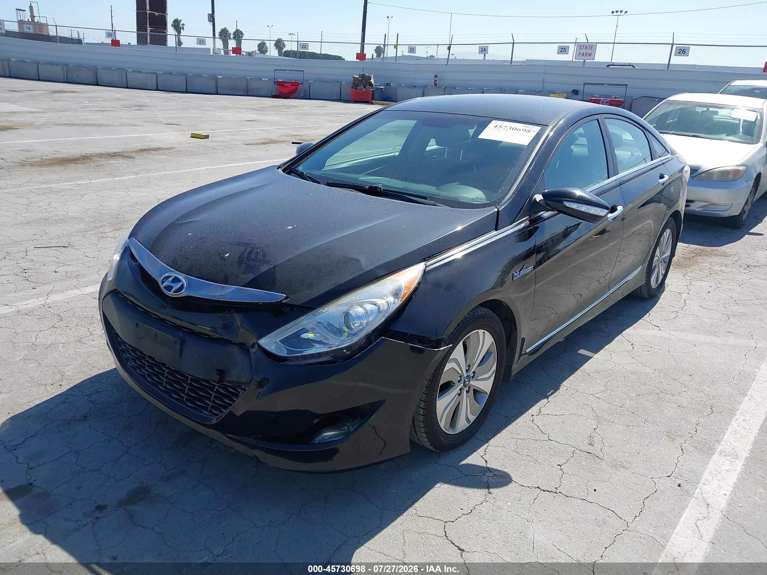 2013 Hyundai Sonata Hybrid Limited Black vin: KMHEC4A47DA101165