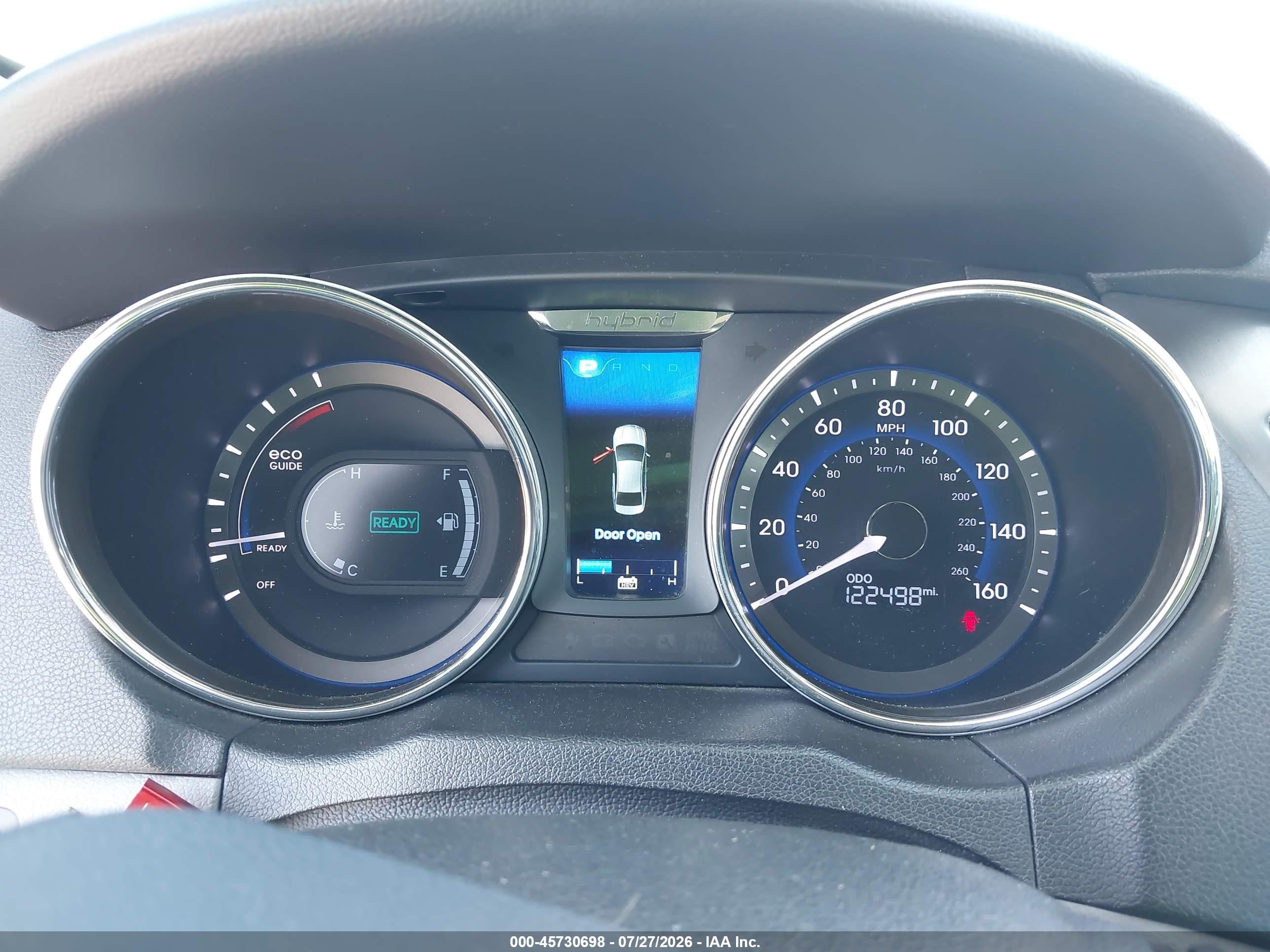 2013 Hyundai Sonata Hybrid Limited Black vin: KMHEC4A47DA101165