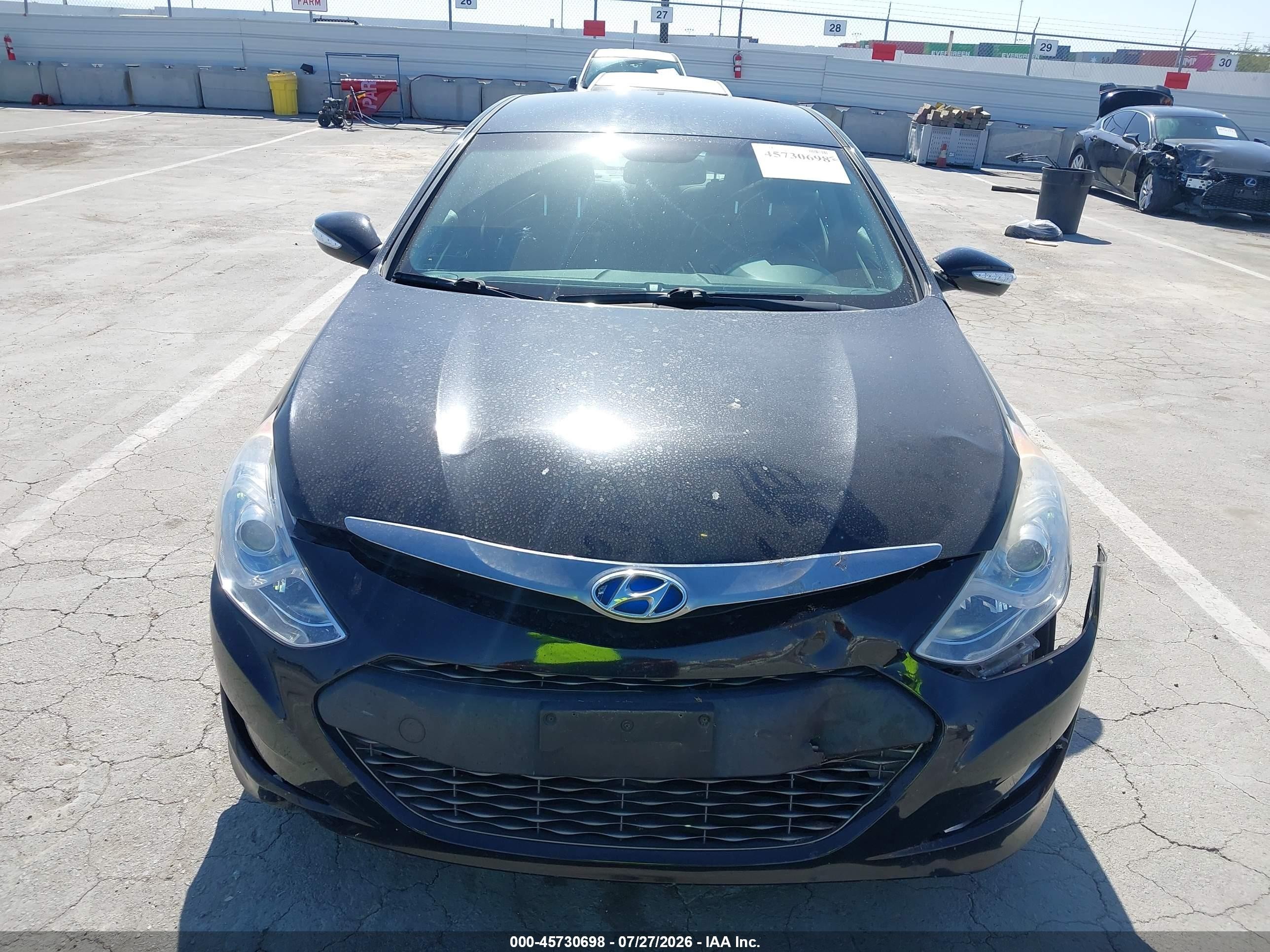 2013 Hyundai Sonata Hybrid Limited Black vin: KMHEC4A47DA101165