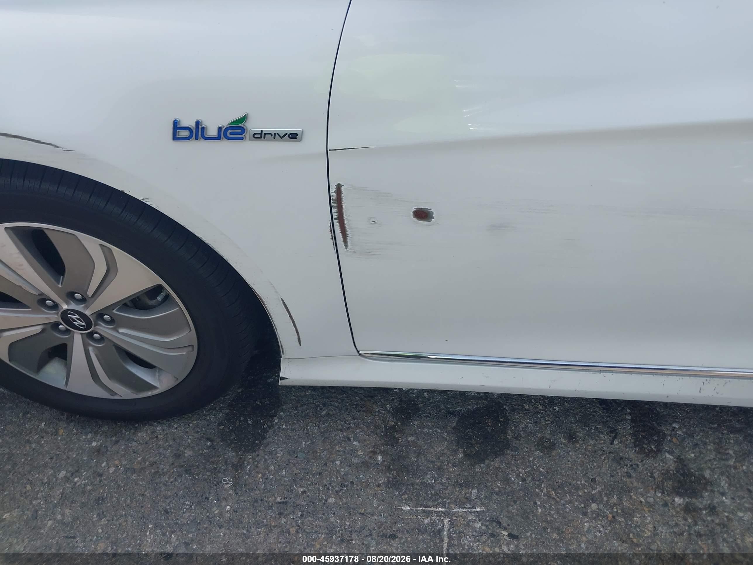 2013 Hyundai Sonata Hybrid Limited White vin: KMHEC4A47DA101263
