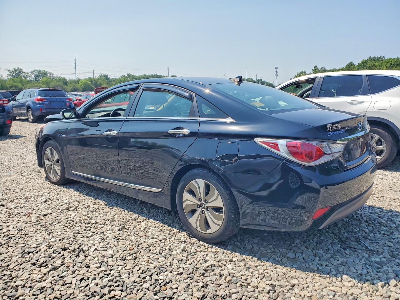 2014 Hyundai Sonata Hybrid Black vin: KMHEC4A47EA107596