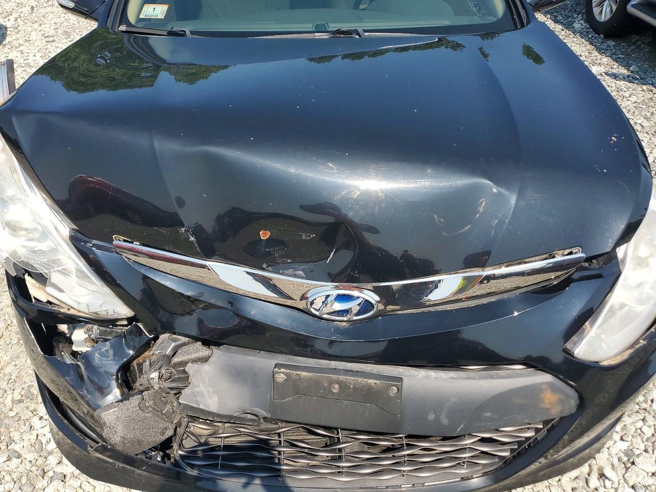 2014 Hyundai Sonata Hybrid Black vin: KMHEC4A47EA107596