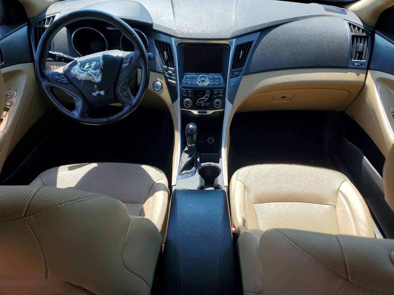 2014 Hyundai Sonata Hybrid Black vin: KMHEC4A47EA107596