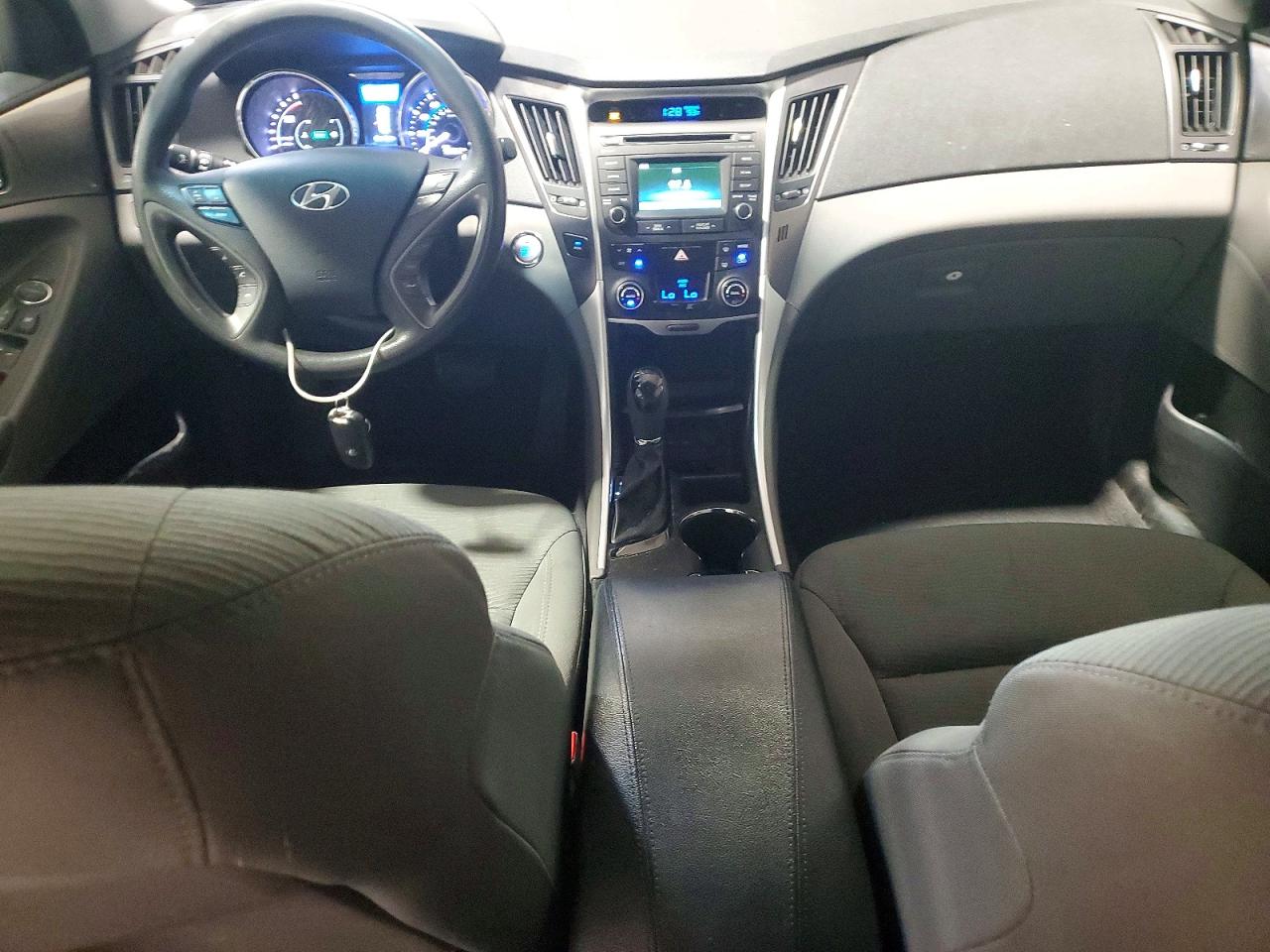 2014 Hyundai Sonata Hybrid White vin: KMHEC4A47EA115374