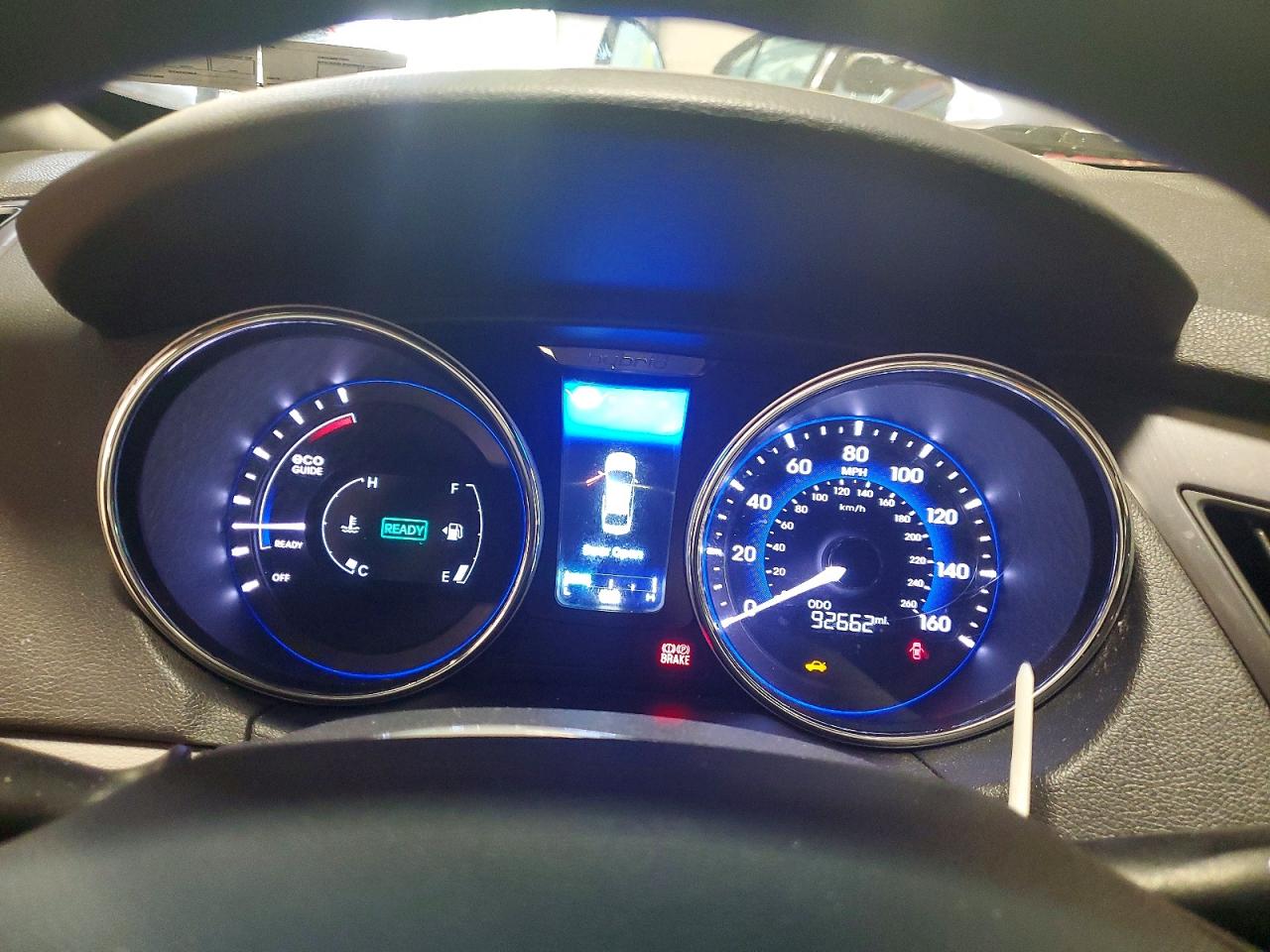 2014 Hyundai Sonata Hybrid White vin: KMHEC4A47EA115374