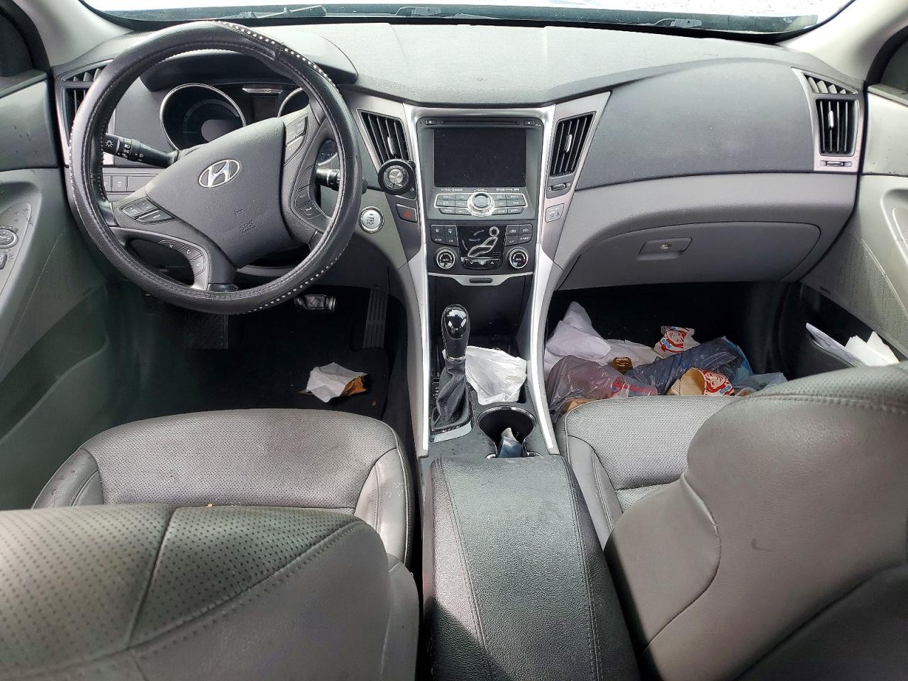 2015 Hyundai Sonata Hybrid Limited Blue vin: KMHEC4A47FA119507