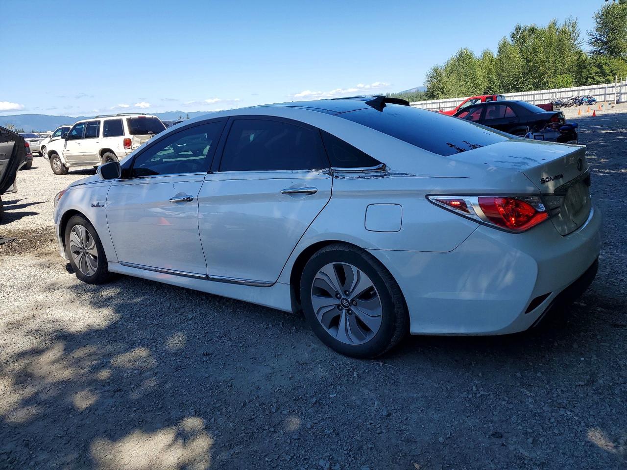 2015 Hyundai Sonata Hybrid Limited White vin: KMHEC4A47FA119961