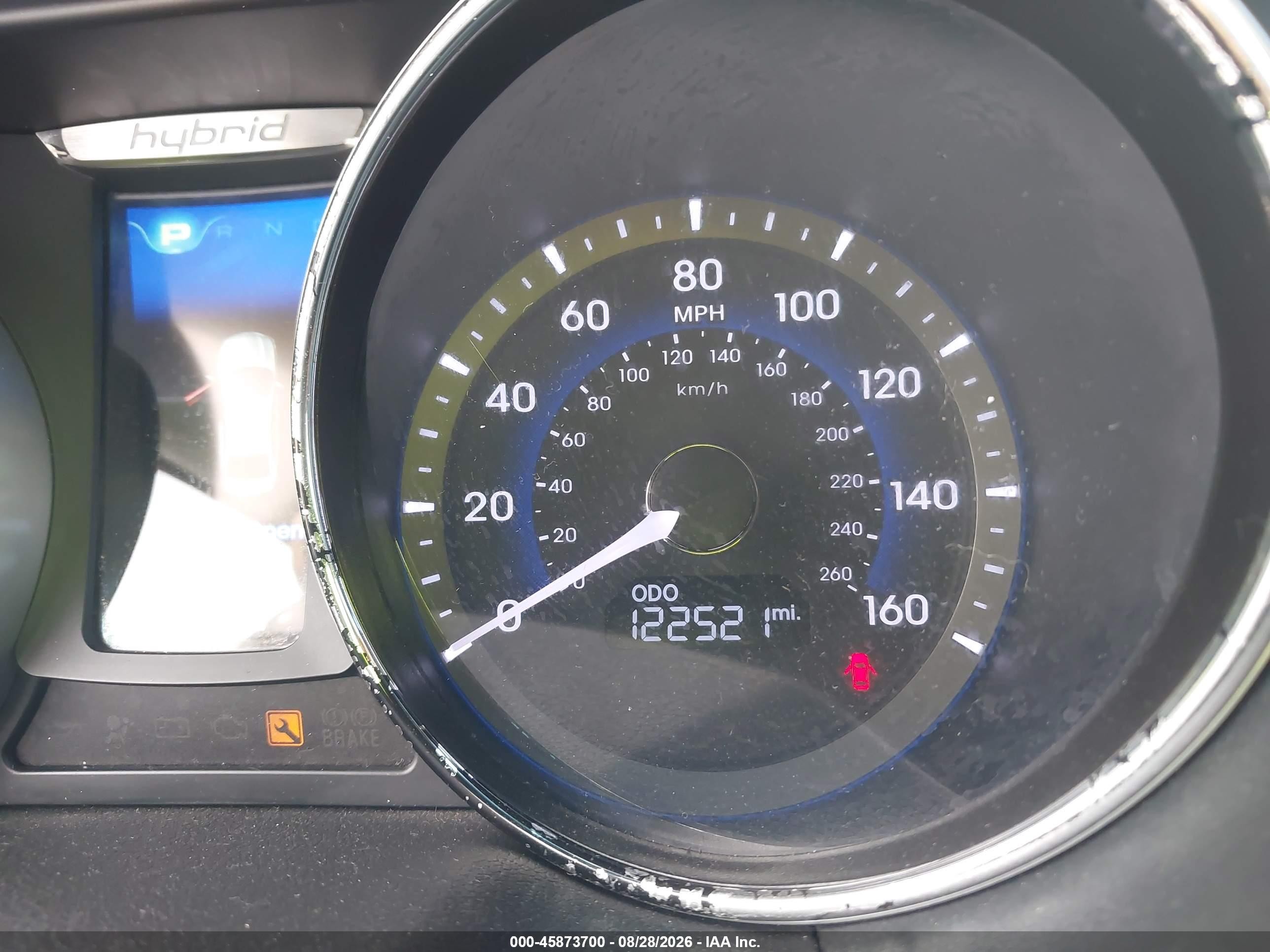 2015 Hyundai Sonata Hybrid   Синий vin: KMHEC4A47FA120964