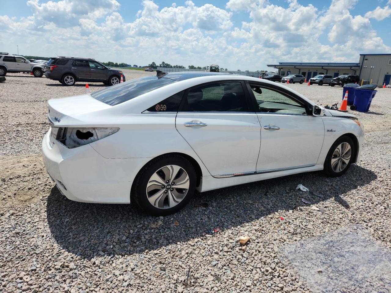 2015 Hyundai Sonata Hybrid Limited White vin: KMHEC4A47FA123394