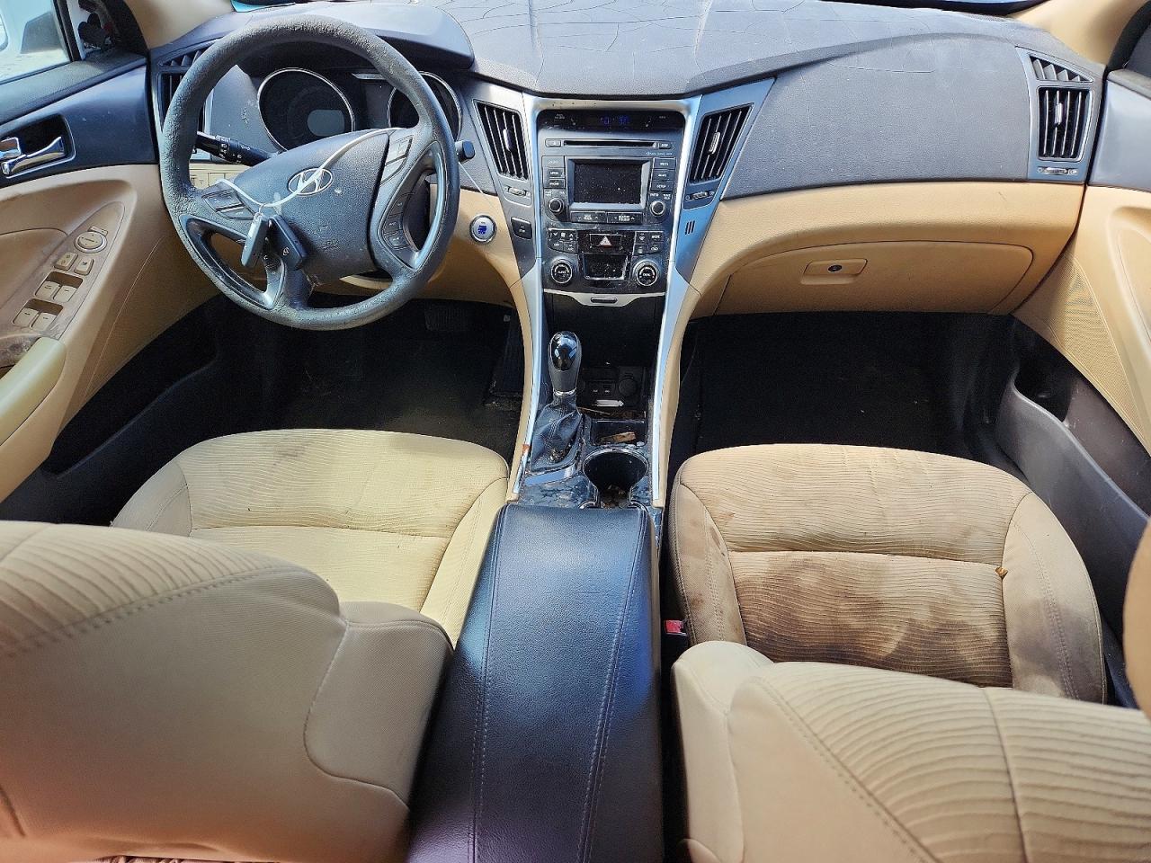 2015 Hyundai Sonata Hybrid Base White vin: KMHEC4A47FA123895