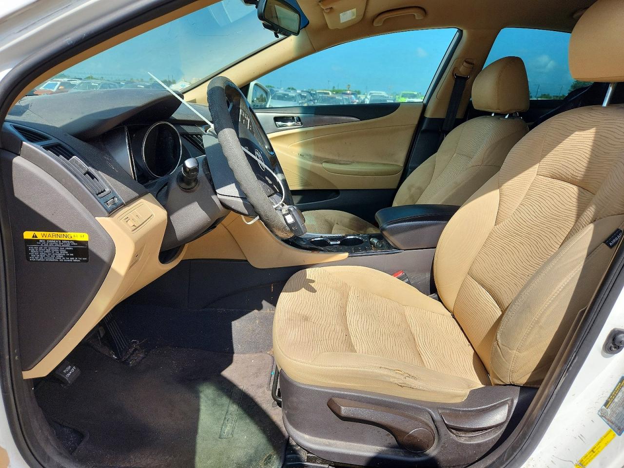 2015 Hyundai Sonata Hybrid Base White vin: KMHEC4A47FA123895