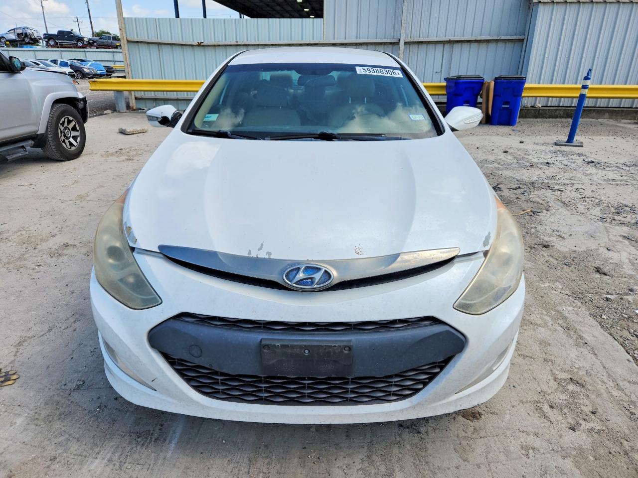 2015 Hyundai Sonata Hybrid Base White vin: KMHEC4A47FA123895