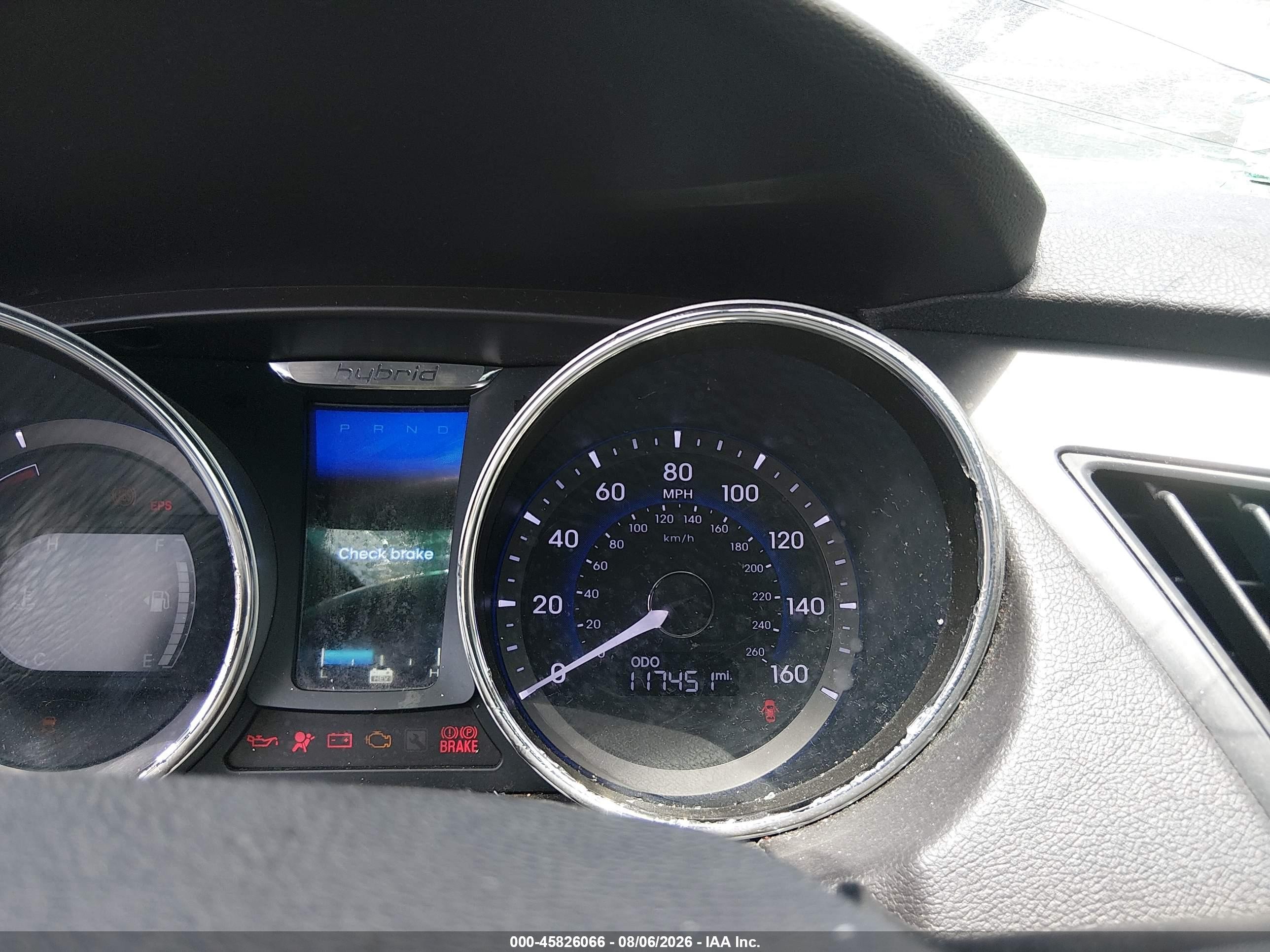2015 Hyundai Sonata Hybrid Limited Black vin: KMHEC4A47FA125792