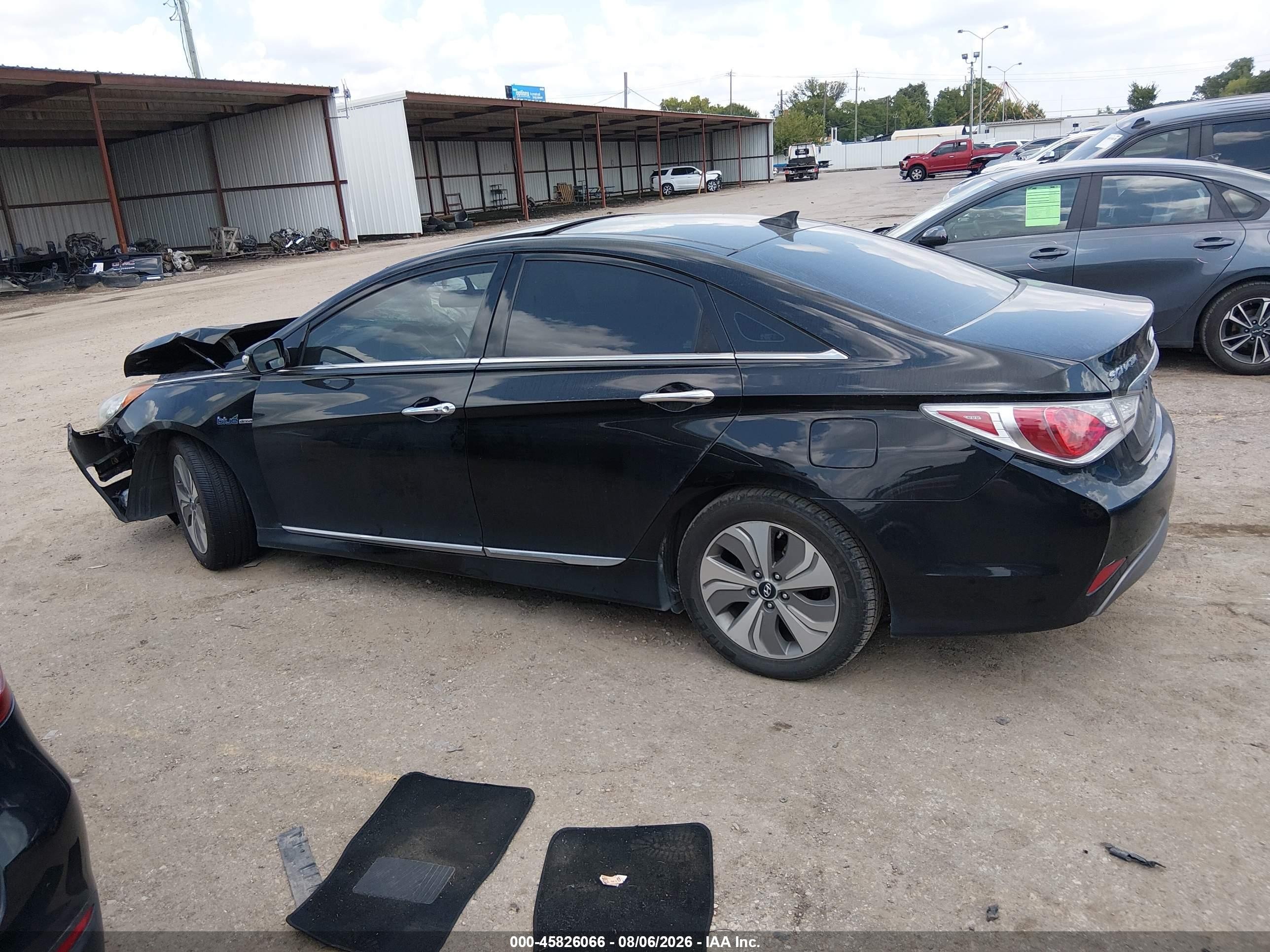 2015 Hyundai Sonata Hybrid Limited Black vin: KMHEC4A47FA125792
