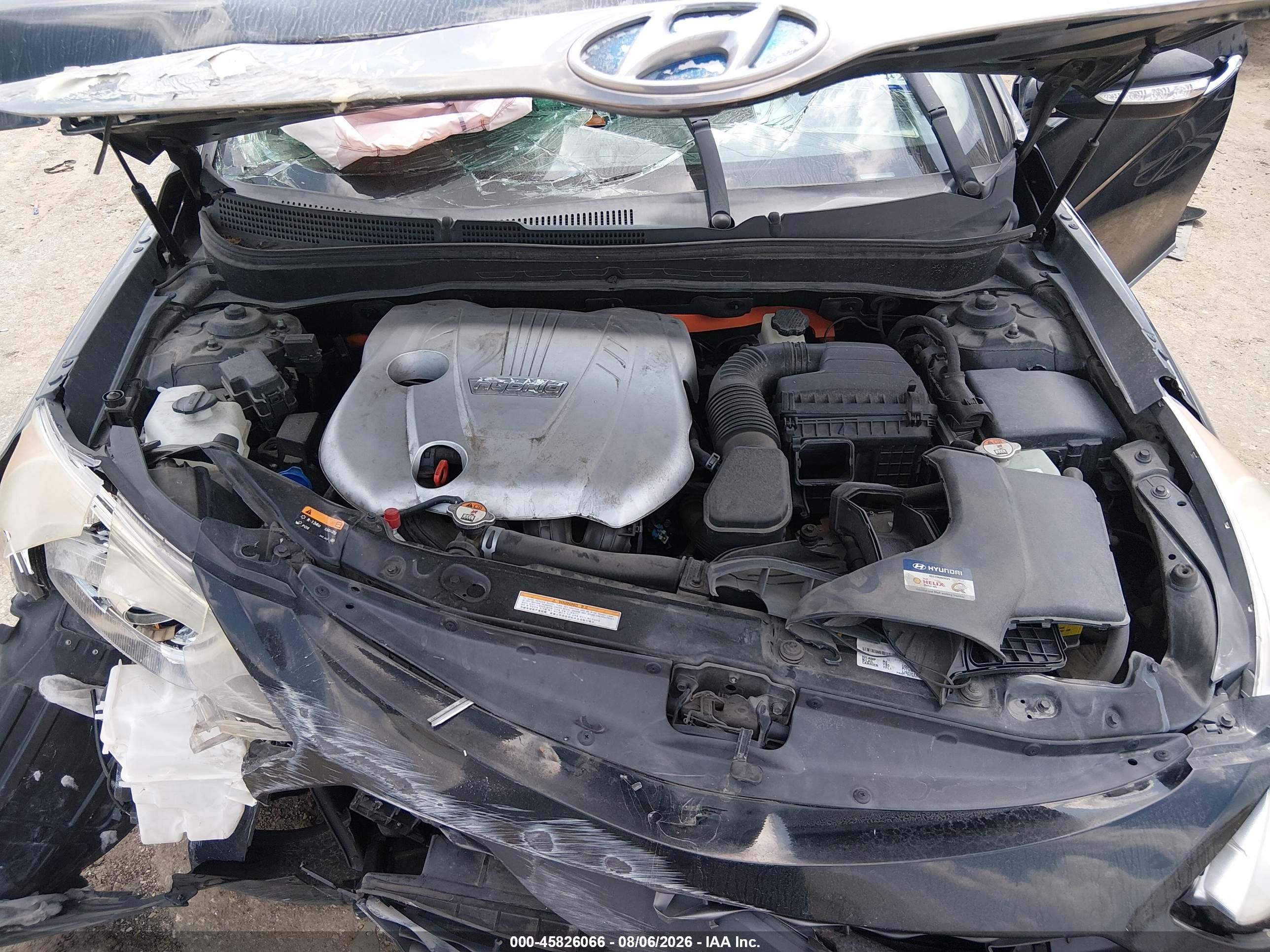 2015 Hyundai Sonata Hybrid Limited Black vin: KMHEC4A47FA125792