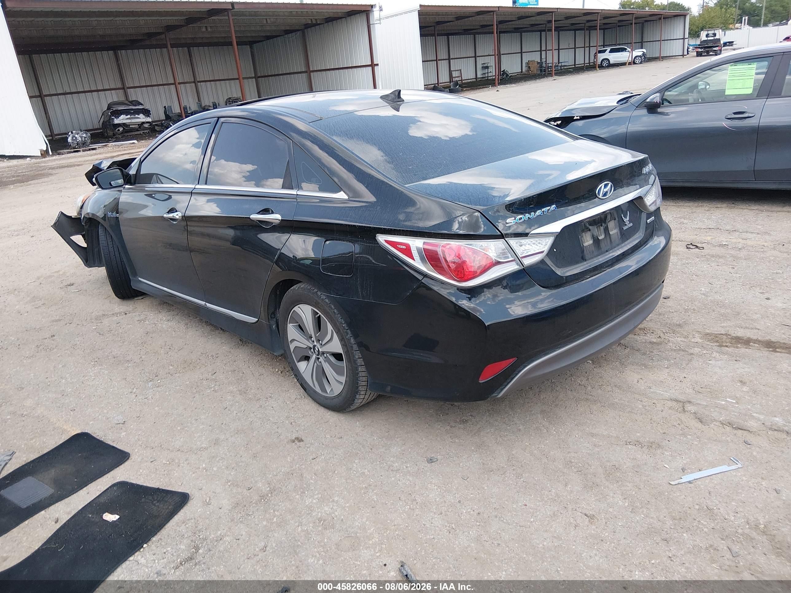 2015 Hyundai Sonata Hybrid Limited Black vin: KMHEC4A47FA125792