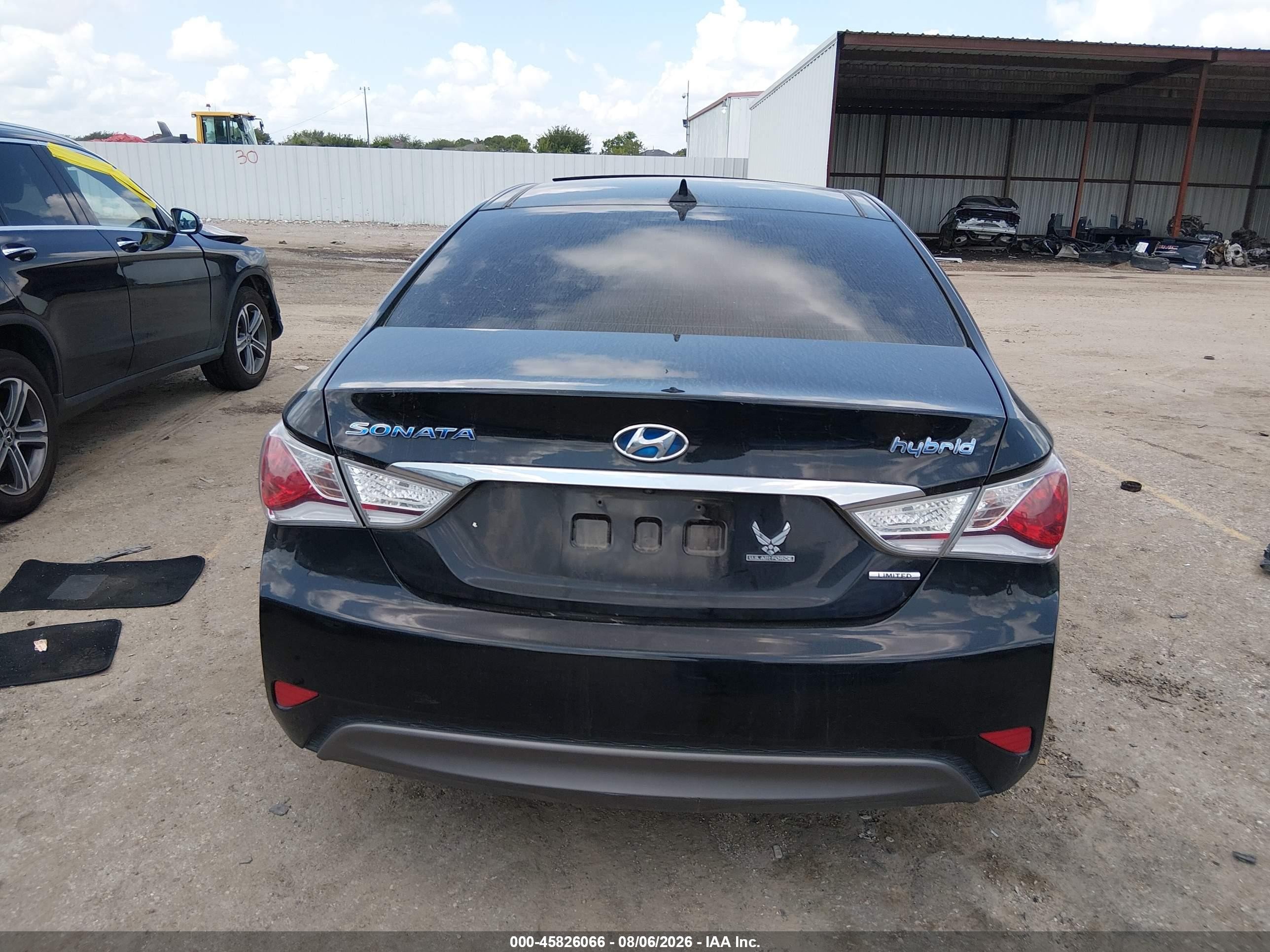 2015 Hyundai Sonata Hybrid Limited Black vin: KMHEC4A47FA125792