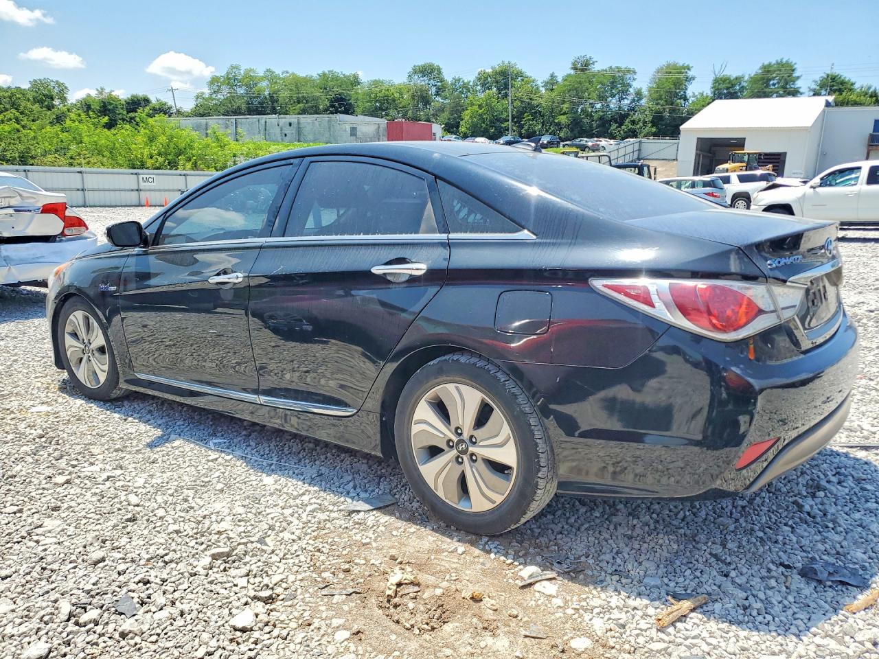 2015 Hyundai Sonata Hybrid Limited Черный vin: KMHEC4A47FA136033