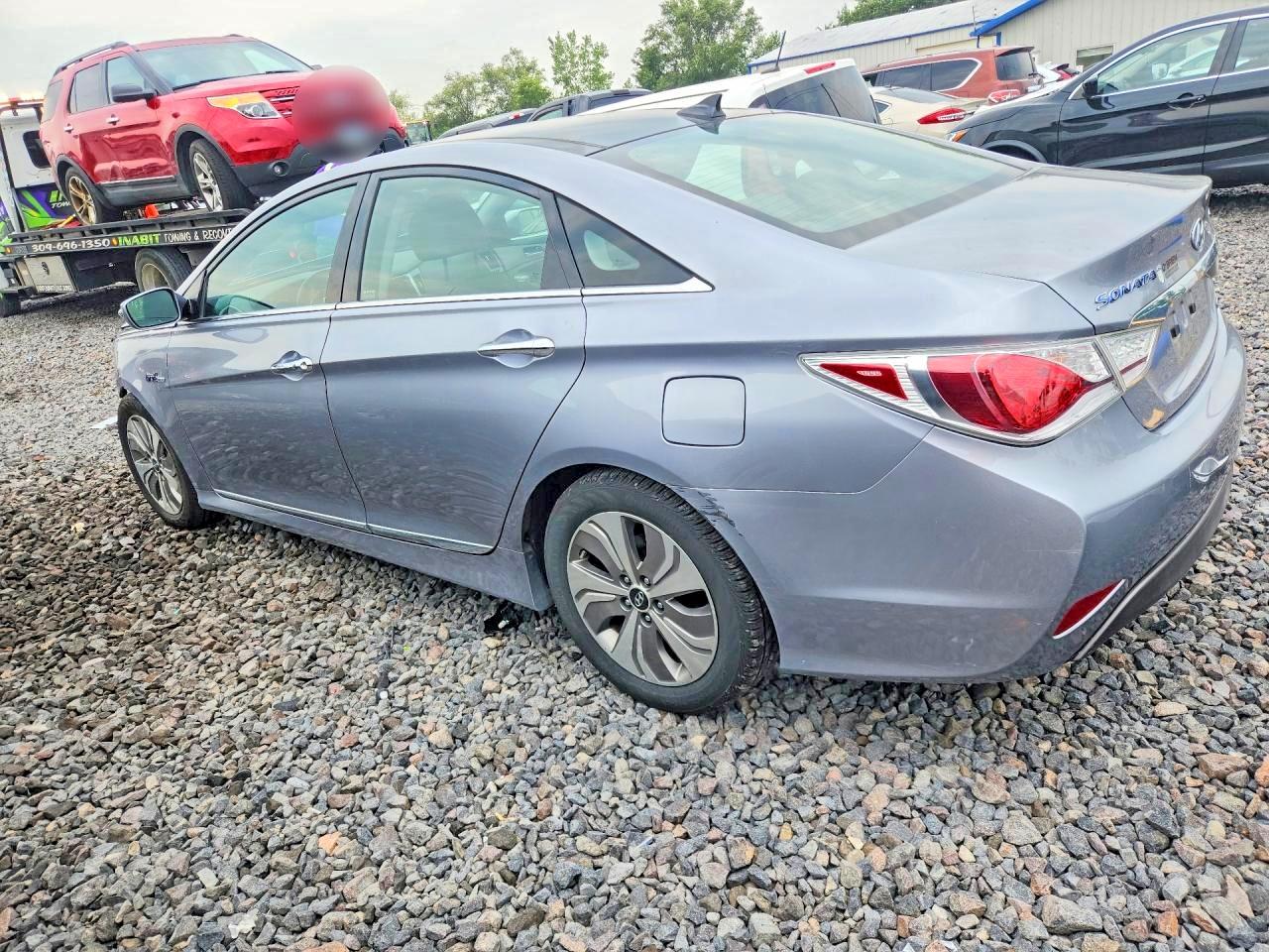 2015 Hyundai Sonata Hybrid Limited Gray vin: KMHEC4A47FA136341