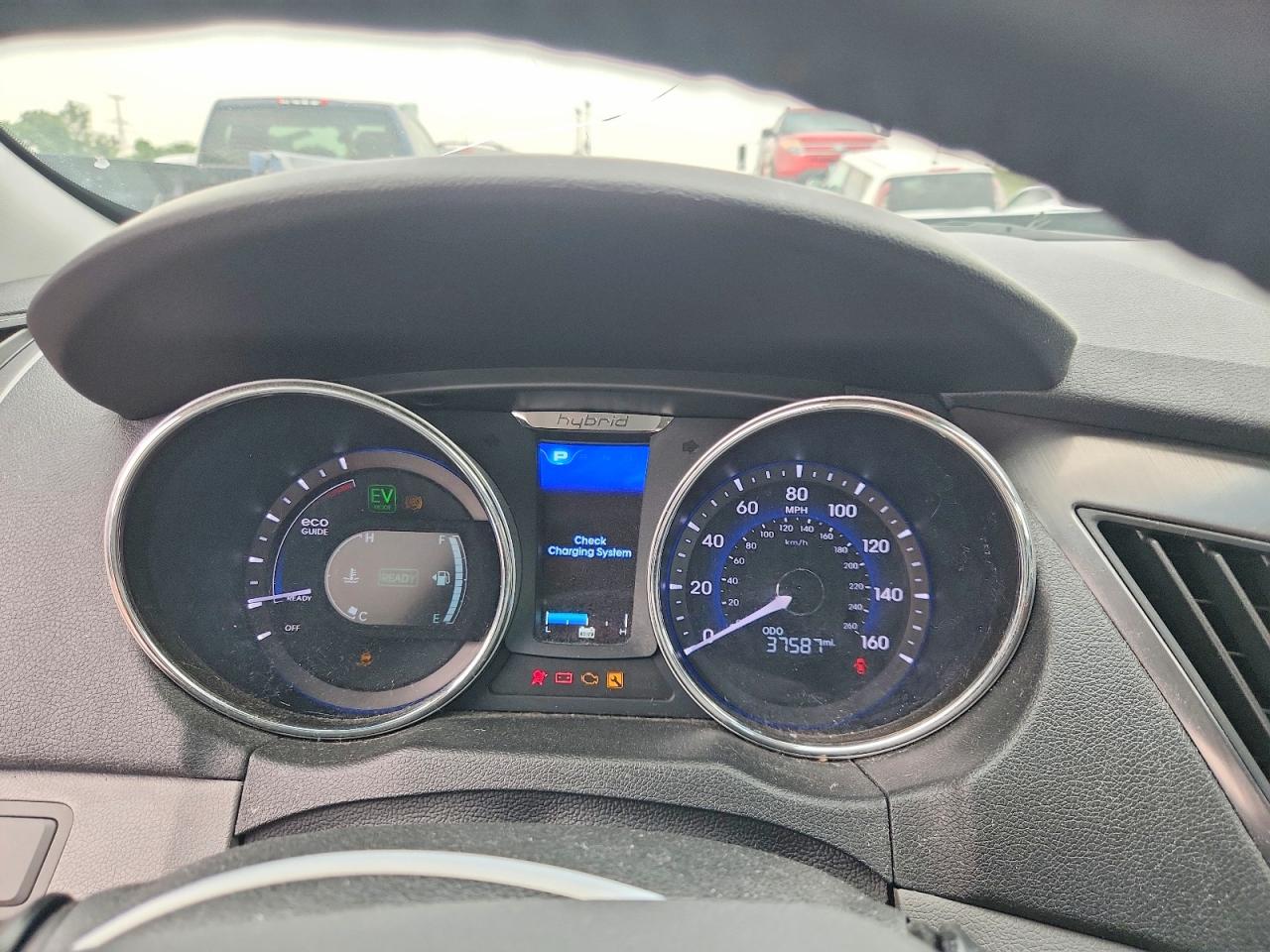 2015 Hyundai Sonata Hybrid Limited Gray vin: KMHEC4A47FA136341
