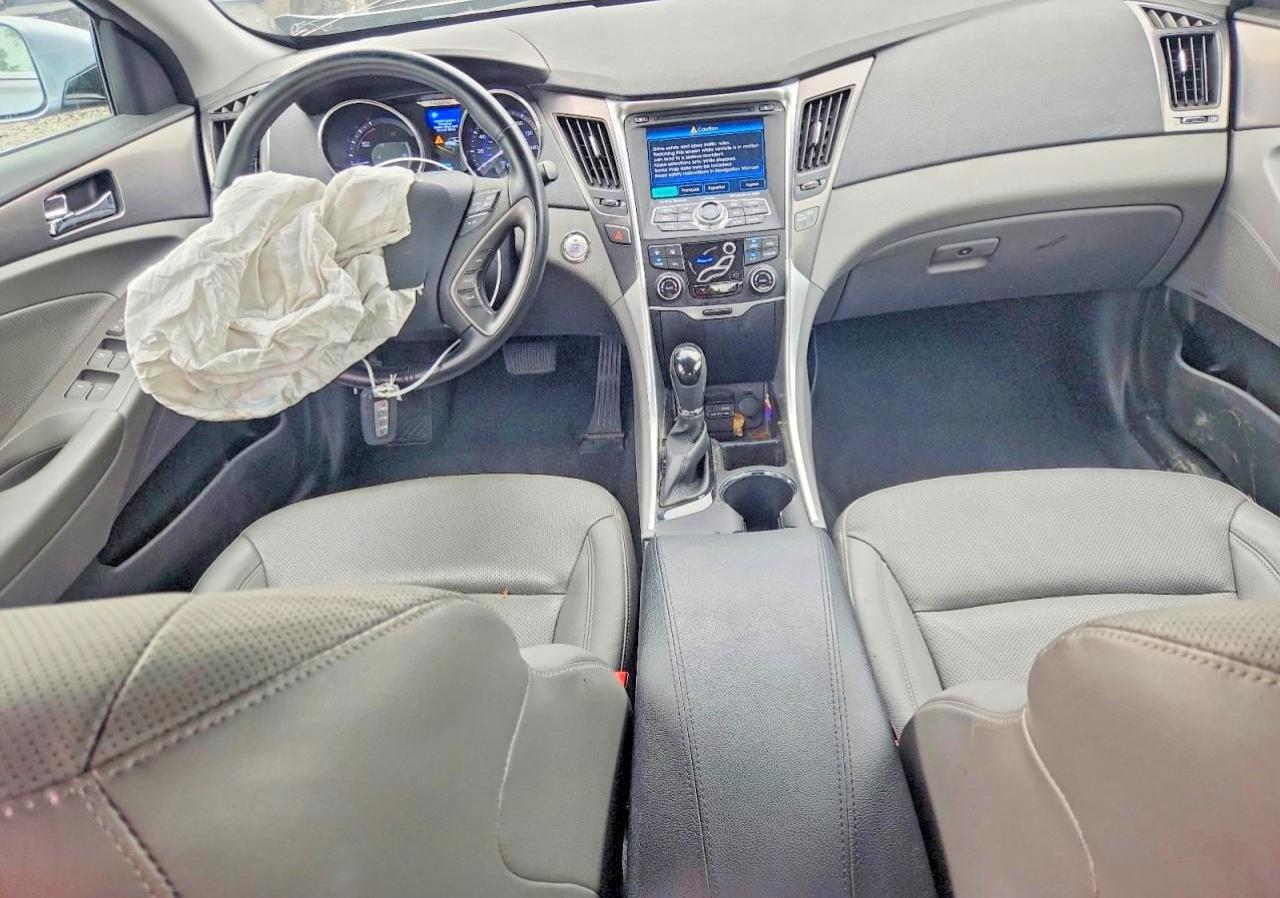 2015 Hyundai Sonata Hybrid Limited Gray vin: KMHEC4A47FA136341