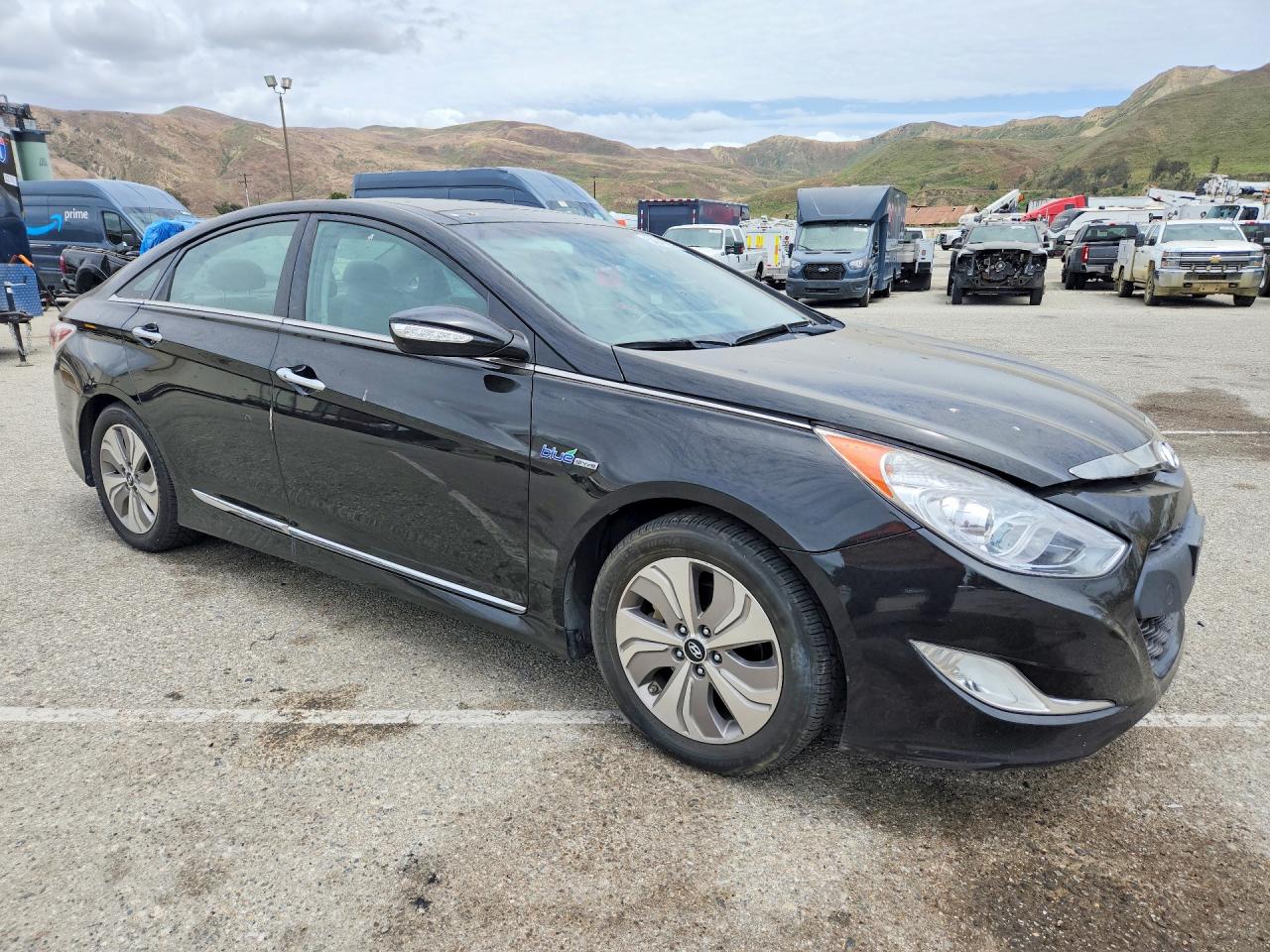 2015 Hyundai Sonata Hybrid Limited Black vin: KMHEC4A47FA136436