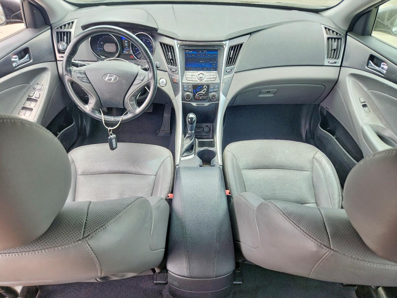 2015 Hyundai Sonata Hybrid Limited Black vin: KMHEC4A47FA136436