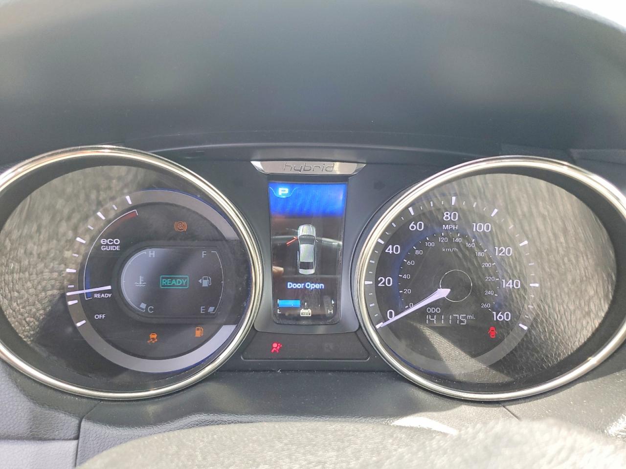 2011 Hyundai Sonata Hybrid Premium White vin: KMHEC4A48BA007762