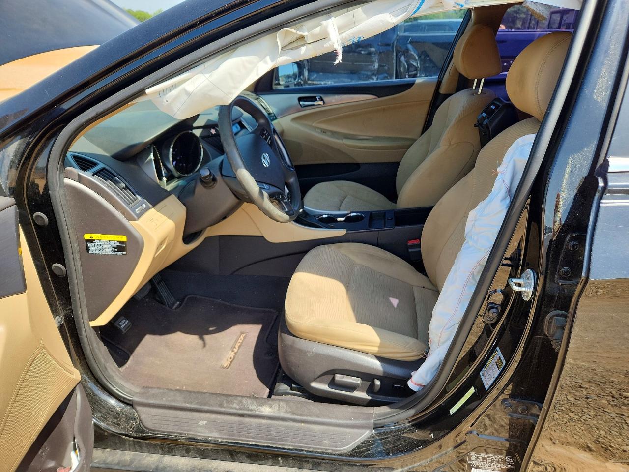 2011 Hyundai Sonata Hybrid Black vin: KMHEC4A48BA011035