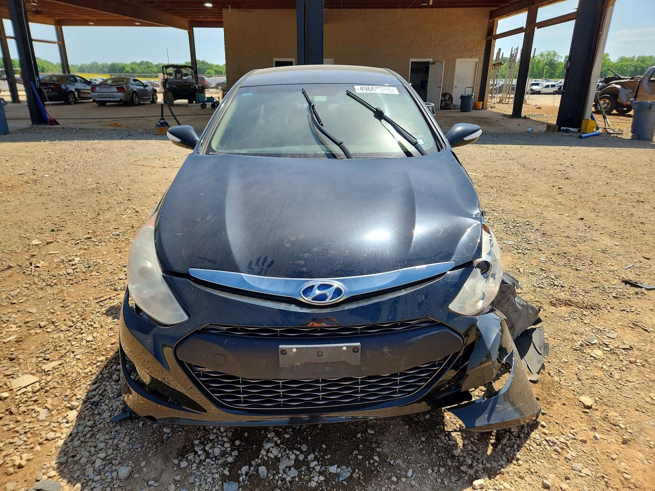 2011 Hyundai Sonata Hybrid Black vin: KMHEC4A48BA011035