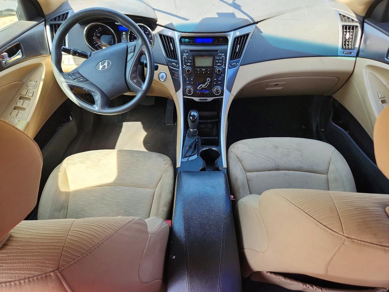 2011 Hyundai Sonata Hybrid Black vin: KMHEC4A48BA011035