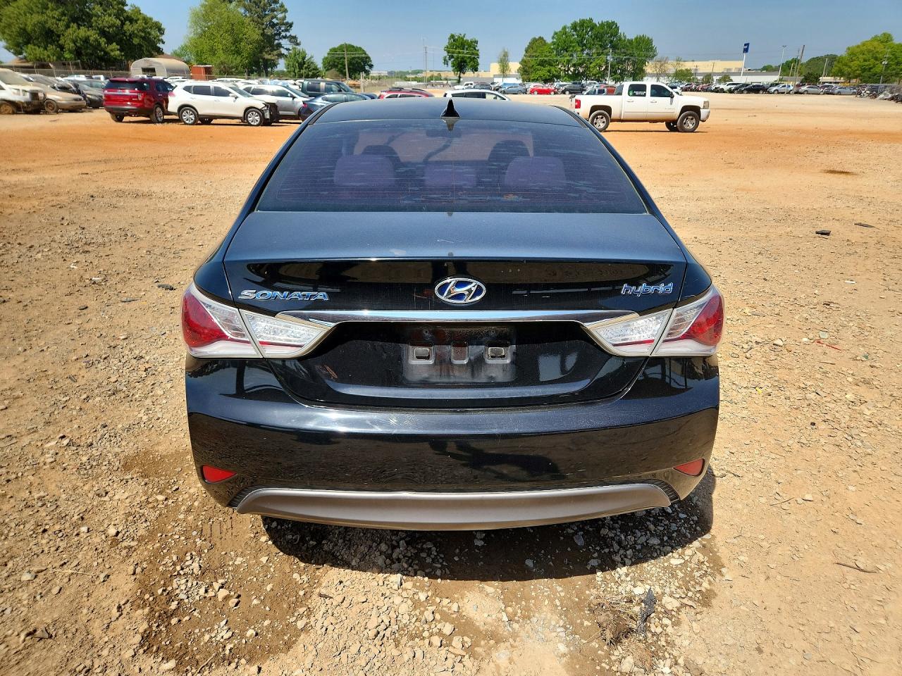 2011 Hyundai Sonata Hybrid Black vin: KMHEC4A48BA011035