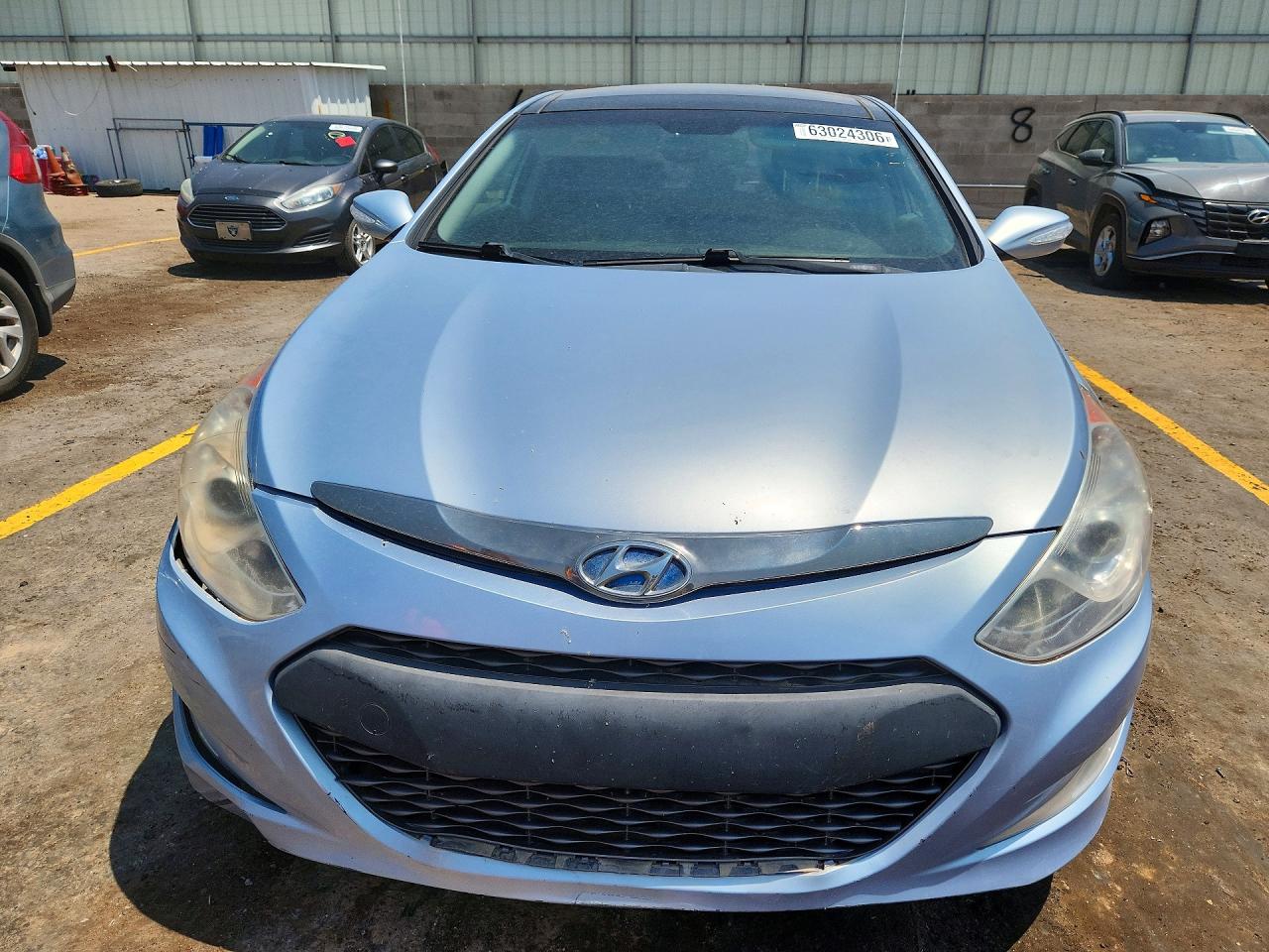 2011 Hyundai Sonata Hybrid Blue vin: KMHEC4A48BA016929