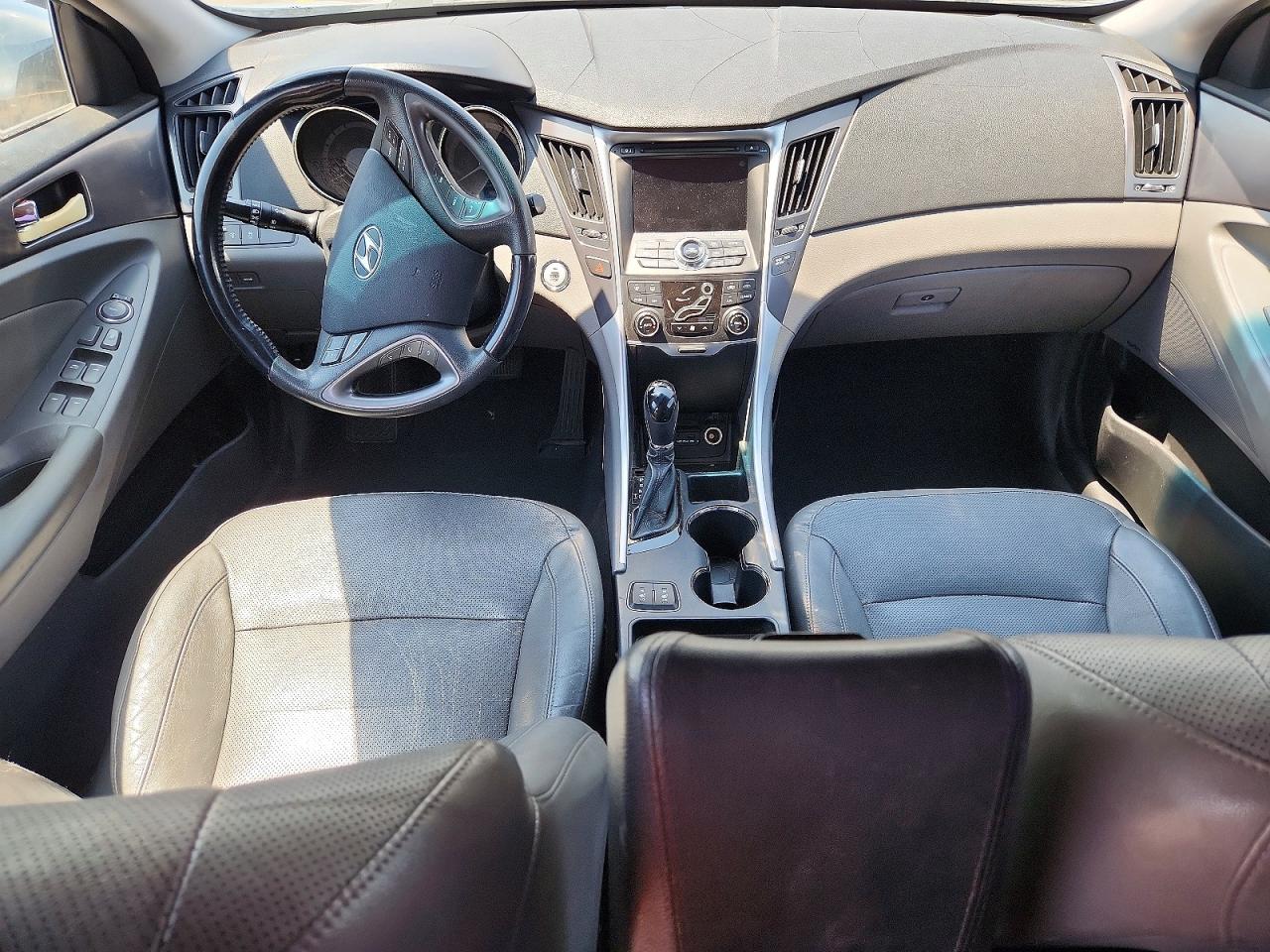 2011 Hyundai Sonata Hybrid Blue vin: KMHEC4A48BA016929