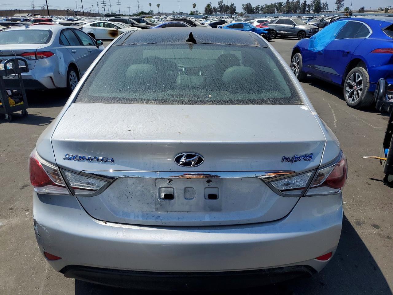 2011 Hyundai Sonata Hybrid Silver vin: KMHEC4A48BA018566