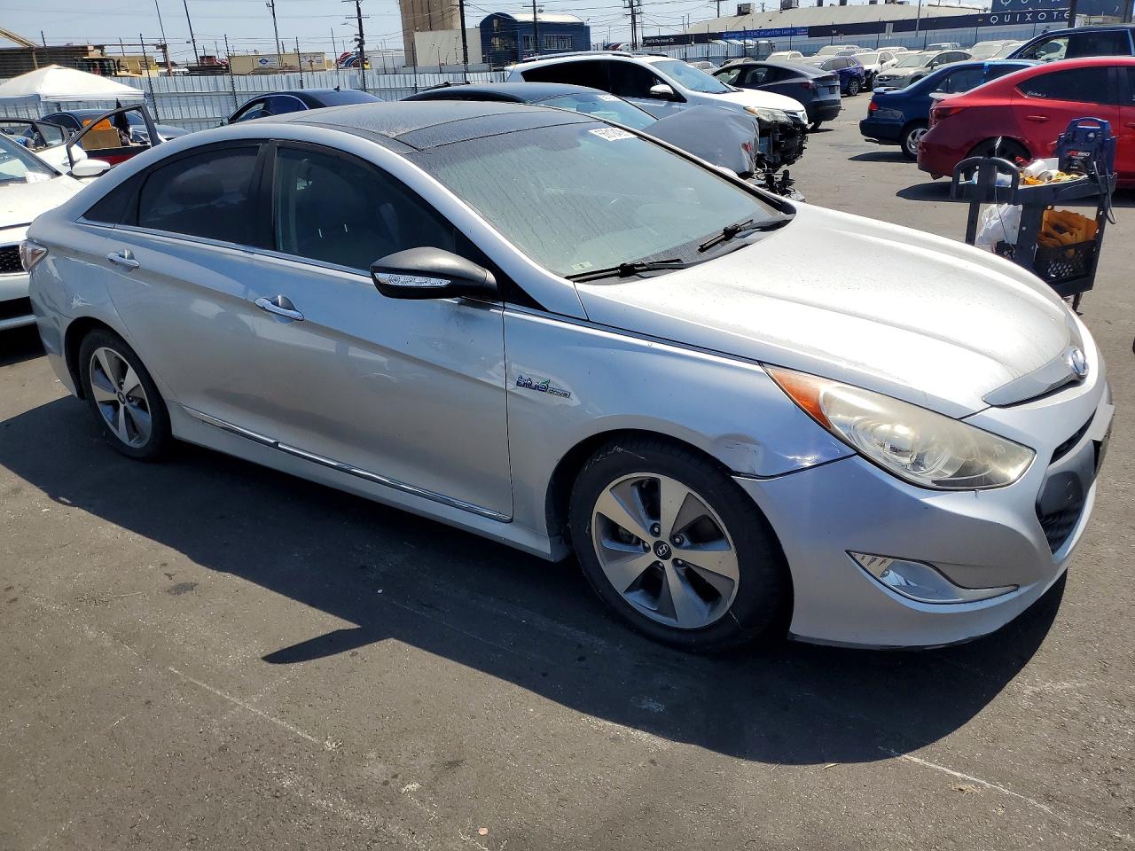 2011 Hyundai Sonata Hybrid Silver vin: KMHEC4A48BA018566
