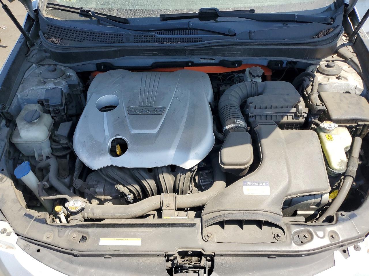 2011 Hyundai Sonata Hybrid Silver vin: KMHEC4A48BA018566