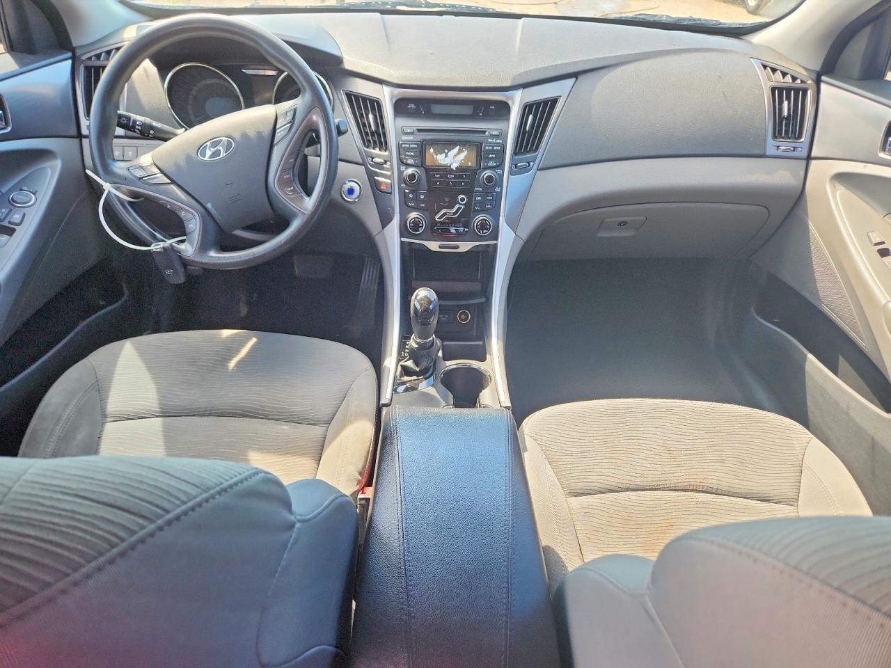 2012 Hyundai Sonata Hybrid Black vin: KMHEC4A48CA028824