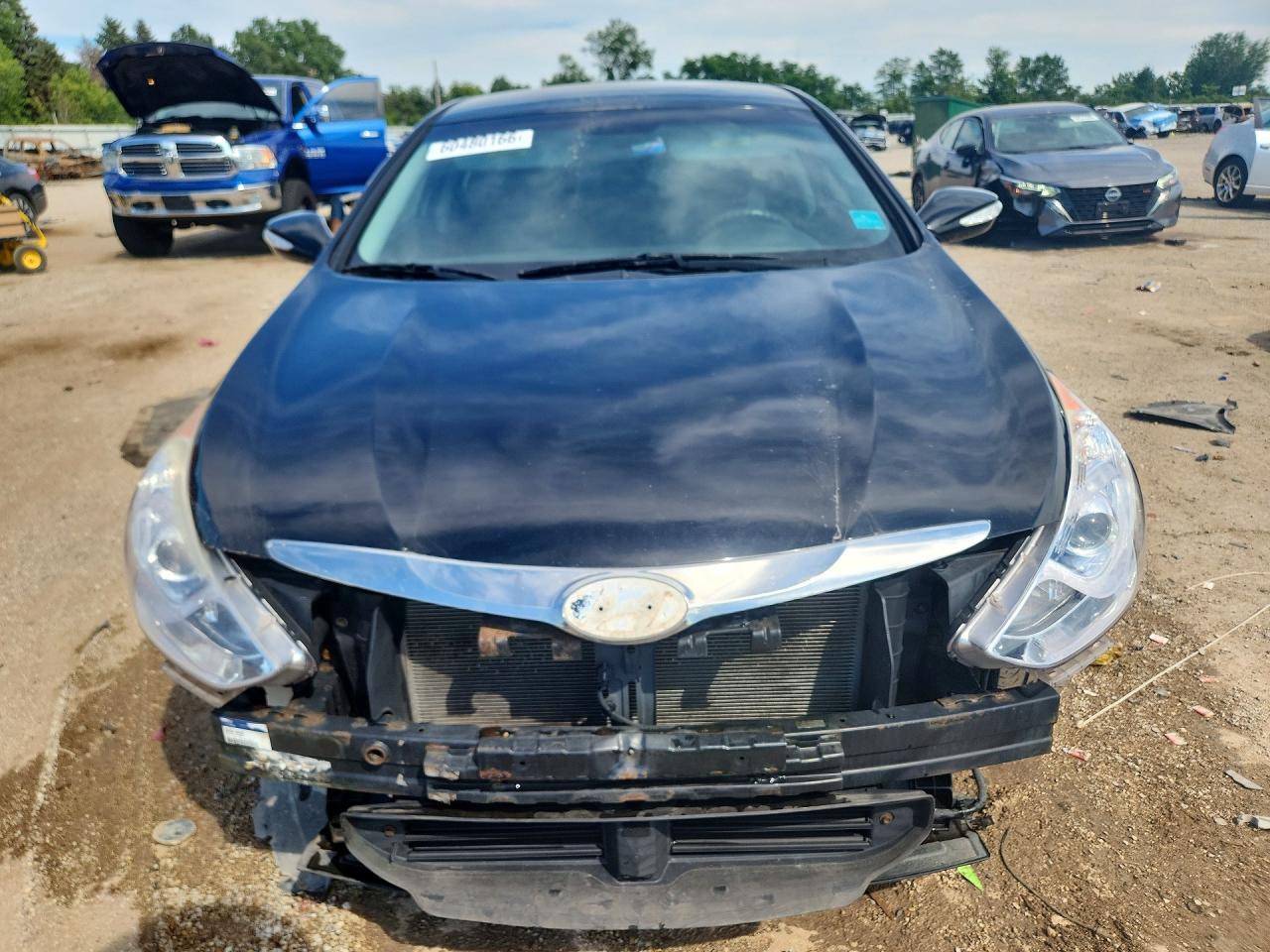 2012 Hyundai Sonata Hybrid Black vin: KMHEC4A48CA028824